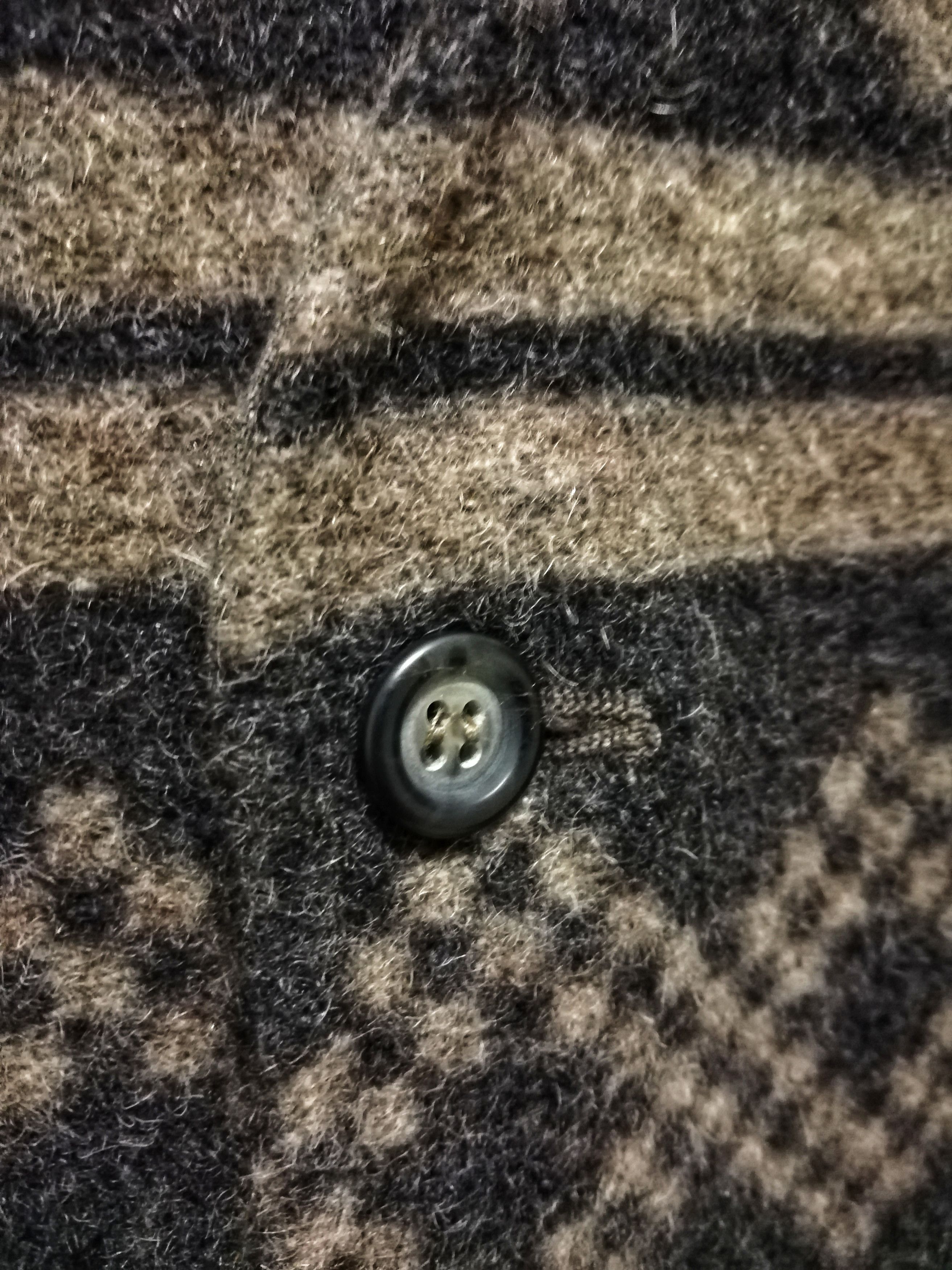 Emporio Armani × Vintage 🔥EMPORIO ARMANI Geometry Wool Button Up Vest Made In Italy Size US L / EU 52-54 / 3 - 5 Thumbnail