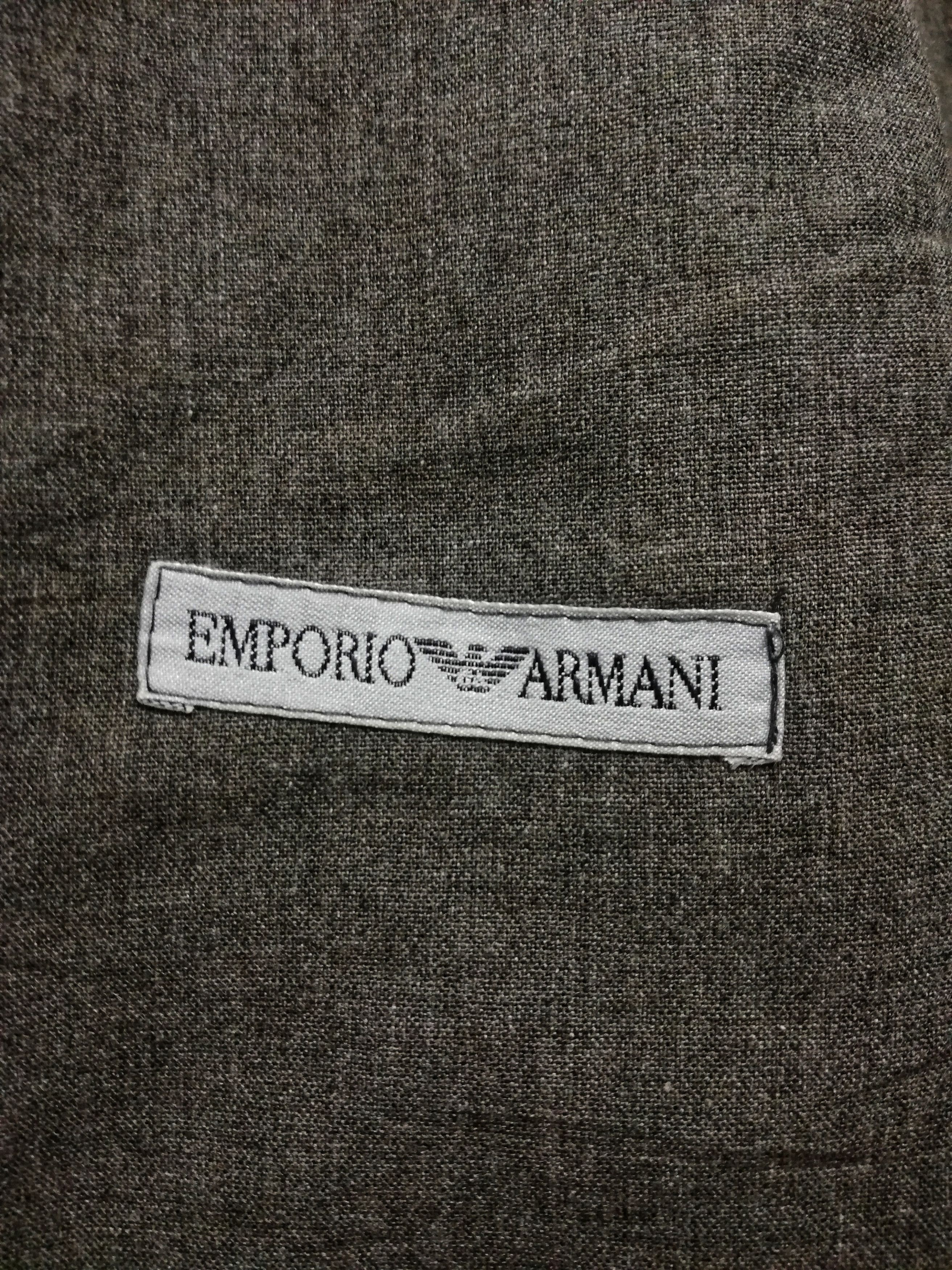 Emporio Armani × Vintage 🔥EMPORIO ARMANI Geometry Wool Button Up Vest Made In Italy Size US L / EU 52-54 / 3 - 7 Thumbnail