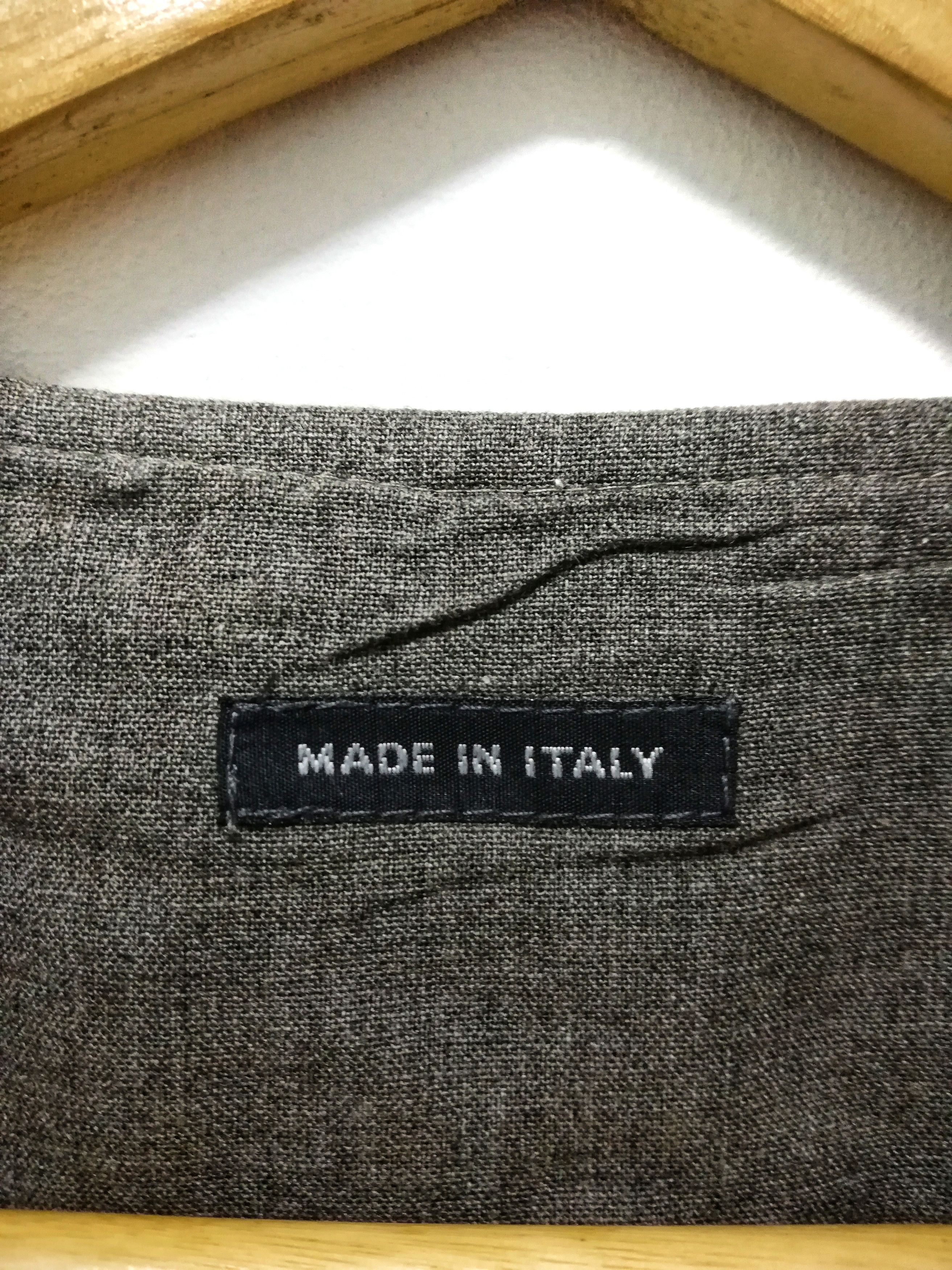 Emporio Armani × Vintage 🔥EMPORIO ARMANI Geometry Wool Button Up Vest Made In Italy Size US L / EU 52-54 / 3 - 4 Thumbnail