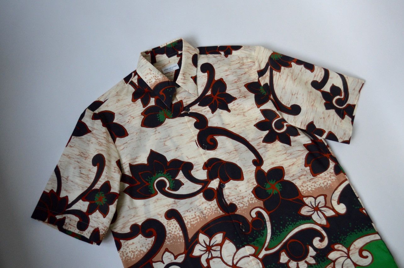 Dries Van Noten A/W 20 Hawaiian Floral Shirt Size US M / EU 48-50 / 2 - 4 Thumbnail
