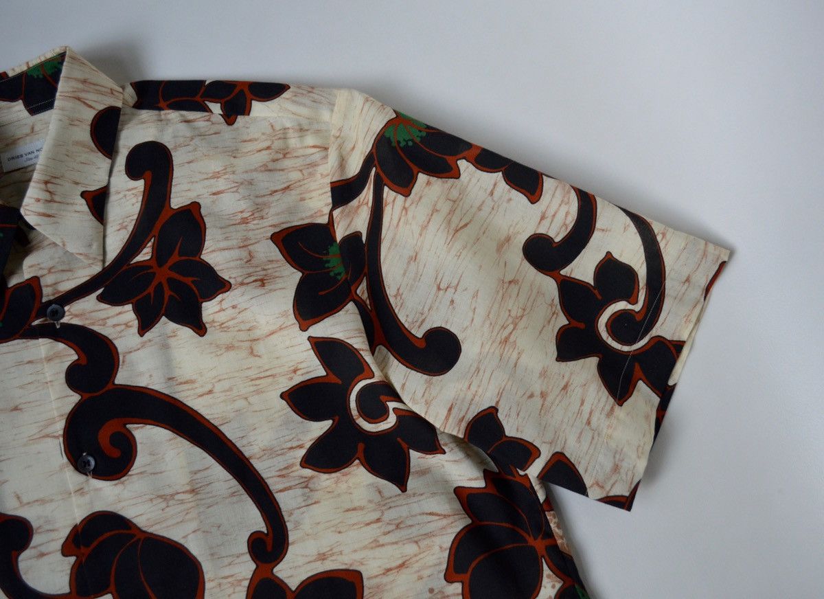 Dries Van Noten A/W 20 Hawaiian Floral Shirt Size US M / EU 48-50 / 2 - 5 Thumbnail