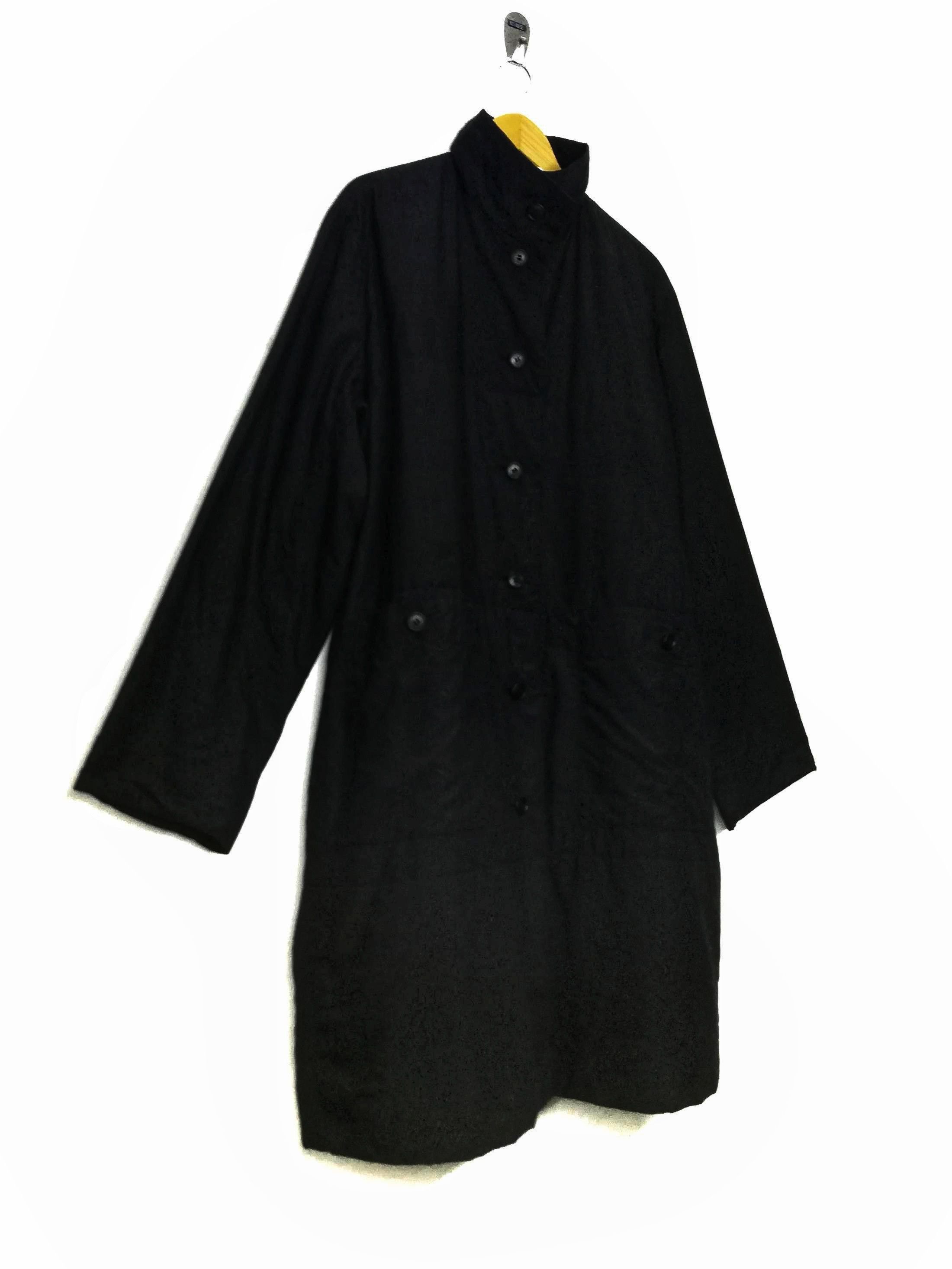 Issey Miyake 🔥GRAIL Iconic 80's Permanente 🖤 Oversized Wind Coat Capes Size US L / EU 52-54 / 3 - 2 Thumbnail