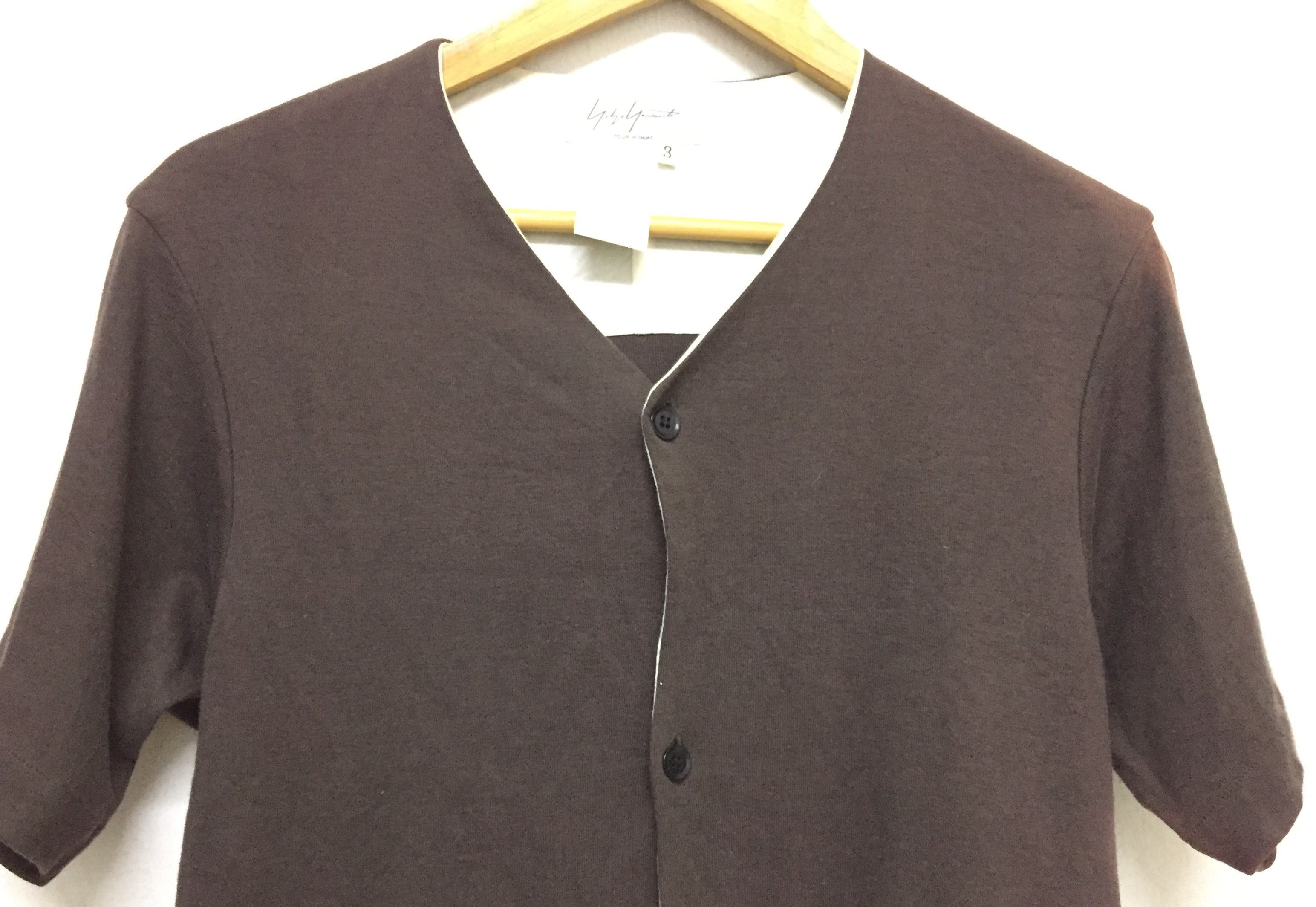 Yohji Yamamoto 90's Pour Homme button up overshirt Size US M / EU 48-50 / 2 - 4 Thumbnail