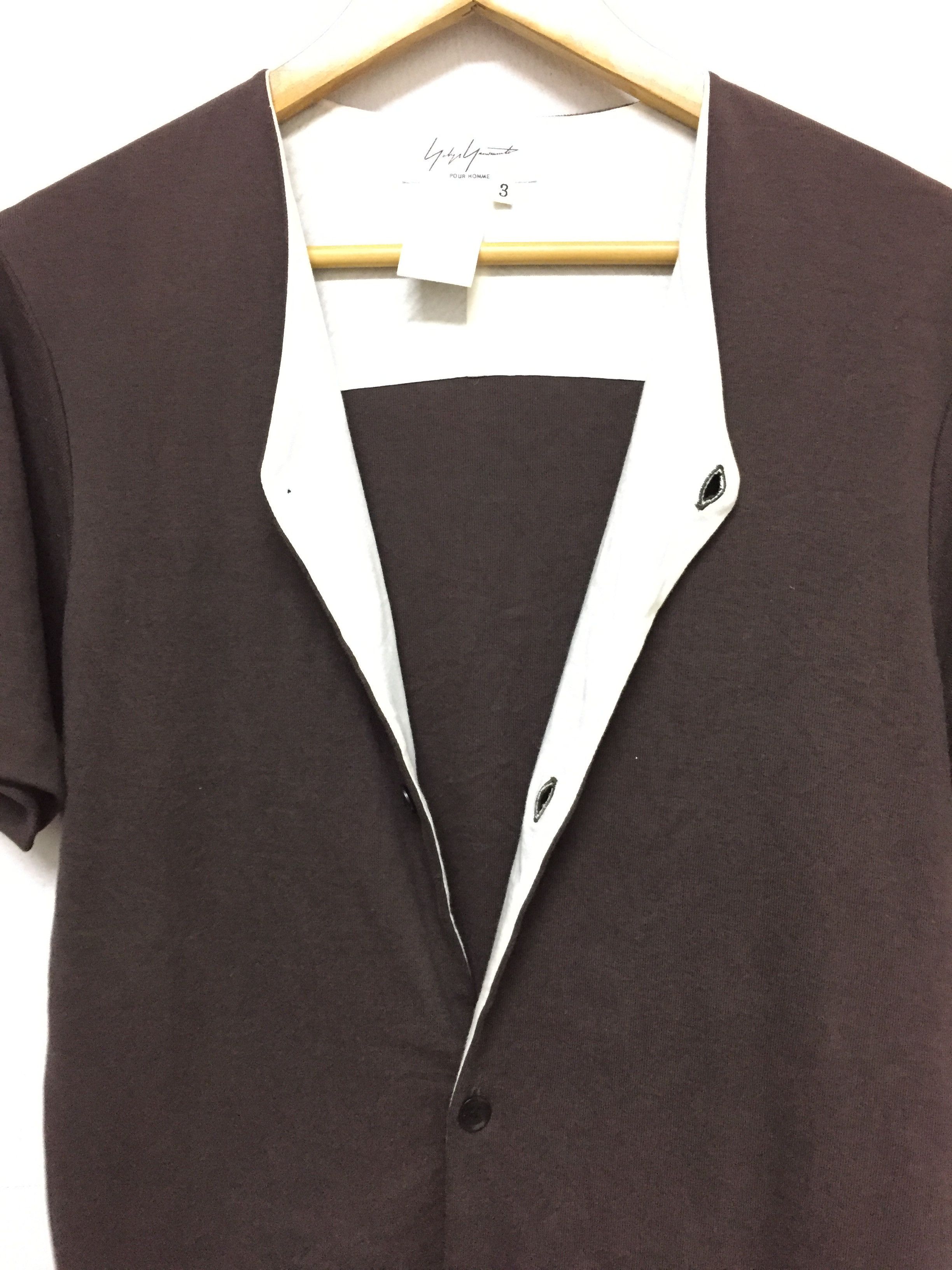 Yohji Yamamoto 90's Pour Homme button up overshirt Size US M / EU 48-50 / 2 - 5 Thumbnail
