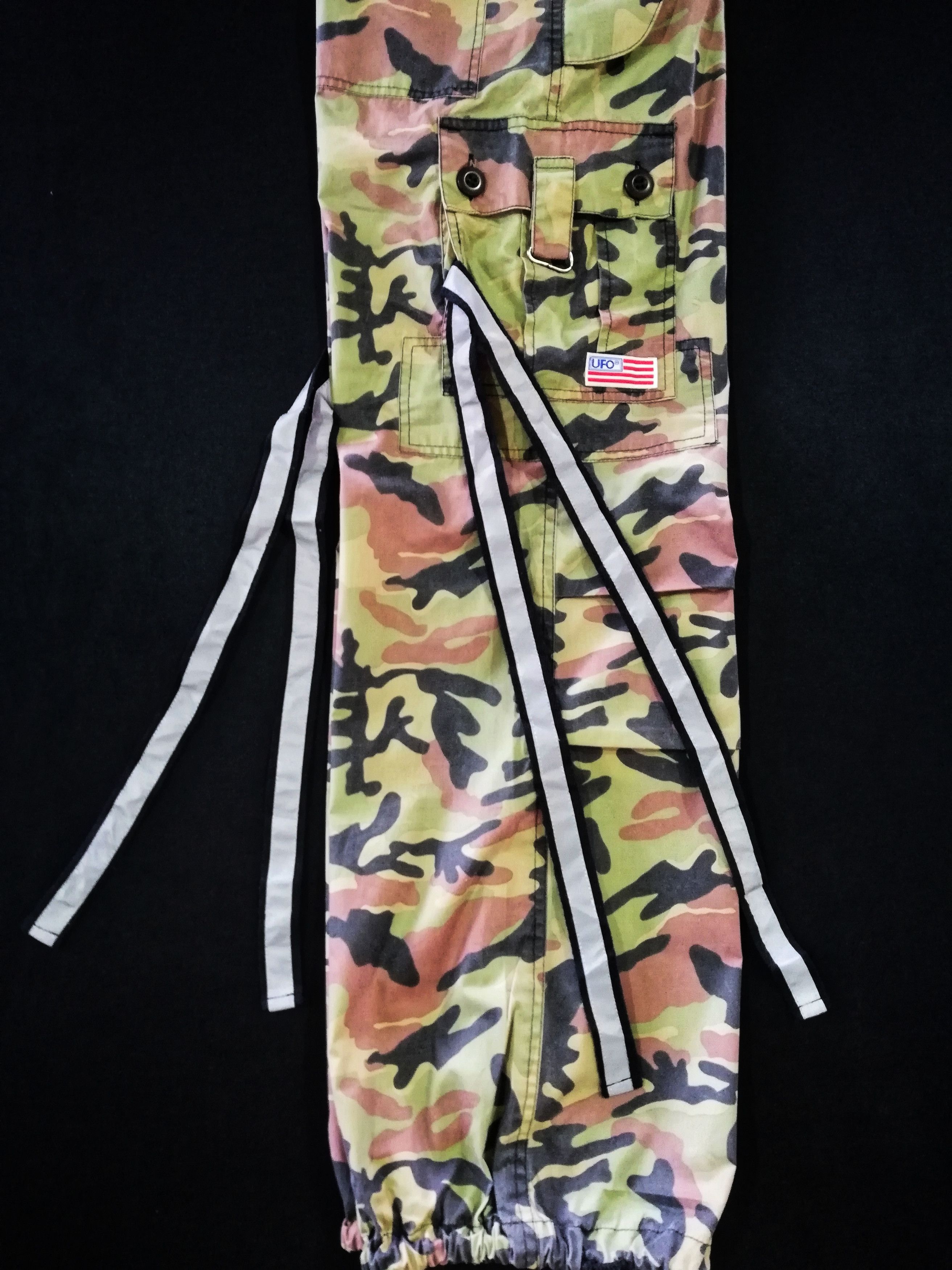 Japanese Brand 🔥UFO JOGGERS Cargo Drawstring Bondage Parachute Pants🔥 Size US 32 / EU 48 - 10 Thumbnail