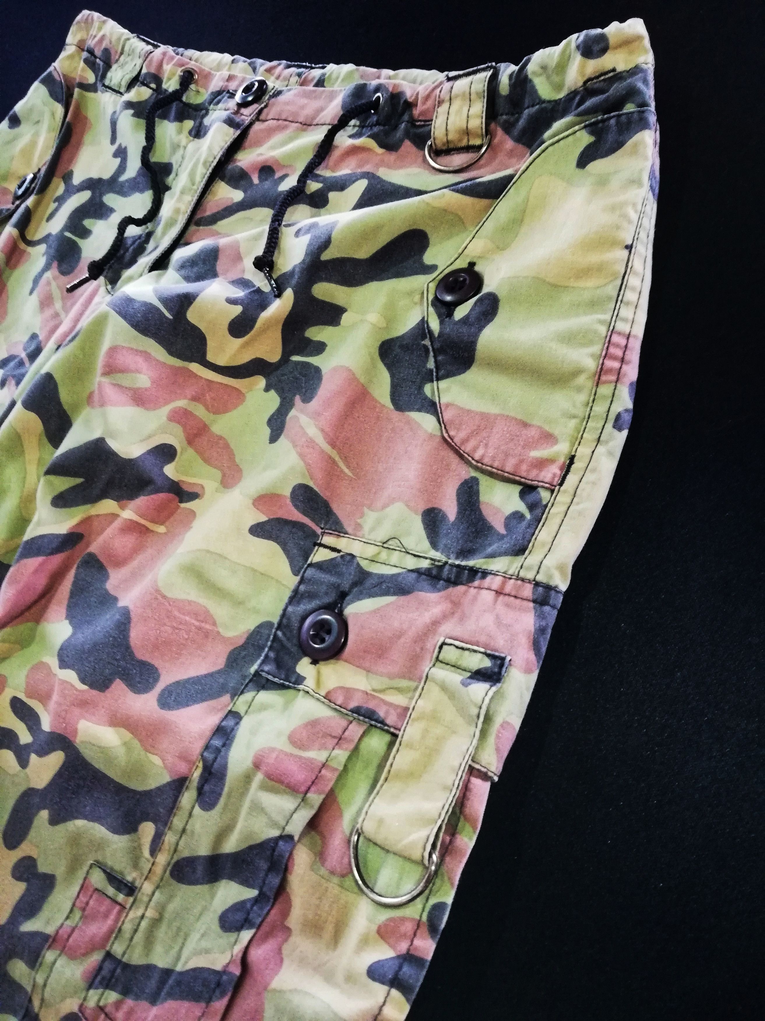 Japanese Brand 🔥UFO JOGGERS Cargo Drawstring Bondage Parachute Pants🔥 Size US 32 / EU 48 - 6 Thumbnail
