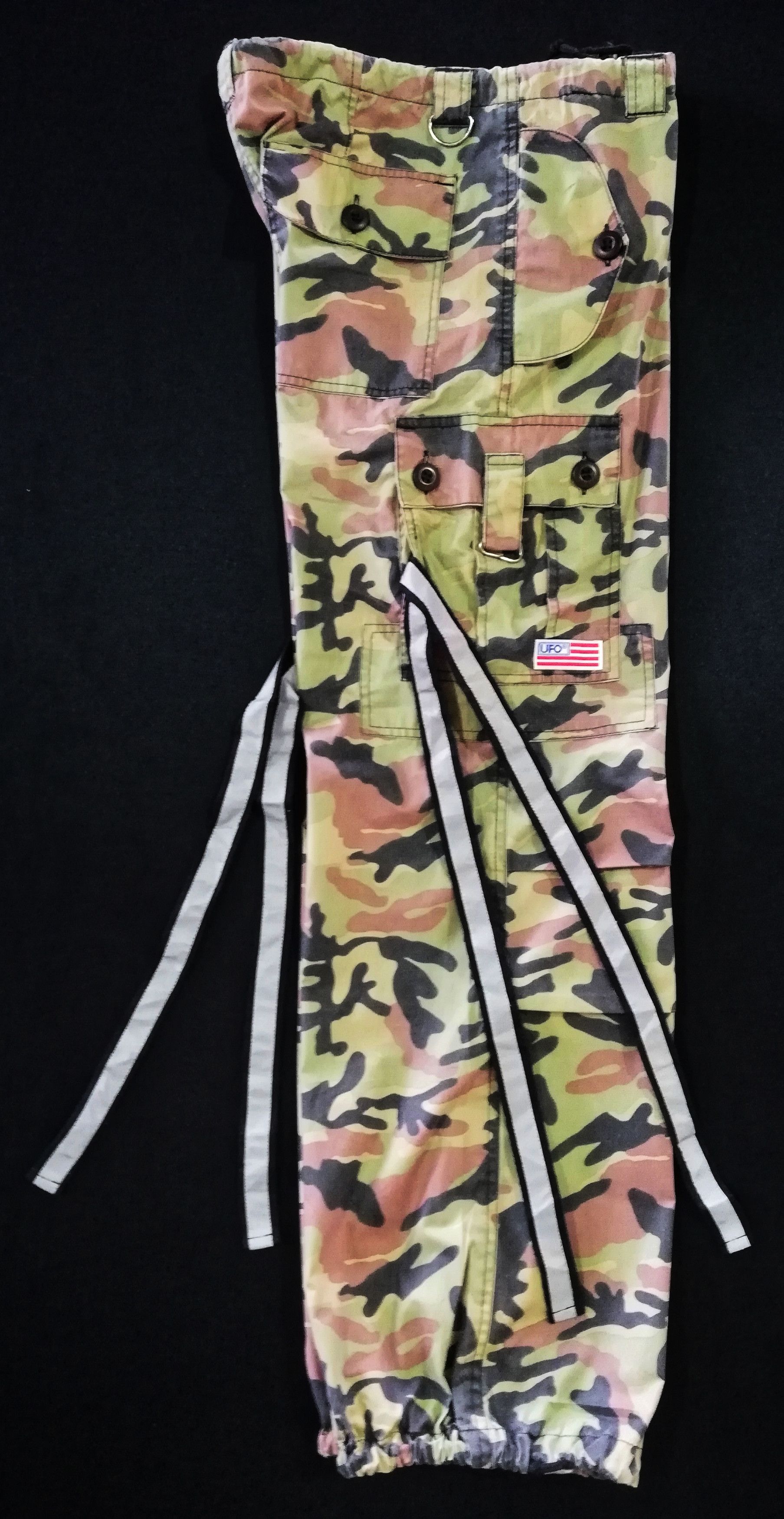 Japanese Brand 🔥UFO JOGGERS Cargo Drawstring Bondage Parachute Pants🔥 Size US 32 / EU 48 - 9 Thumbnail