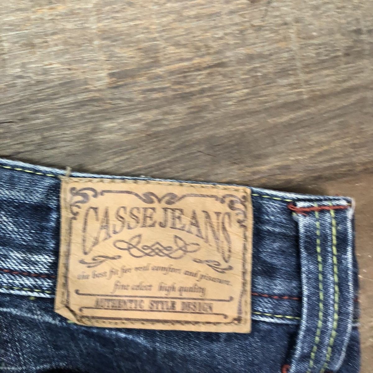 Japanese Brand DL Casse Jeans Blue distressed Denim Pants #4585 Size US 29 - 5 Thumbnail