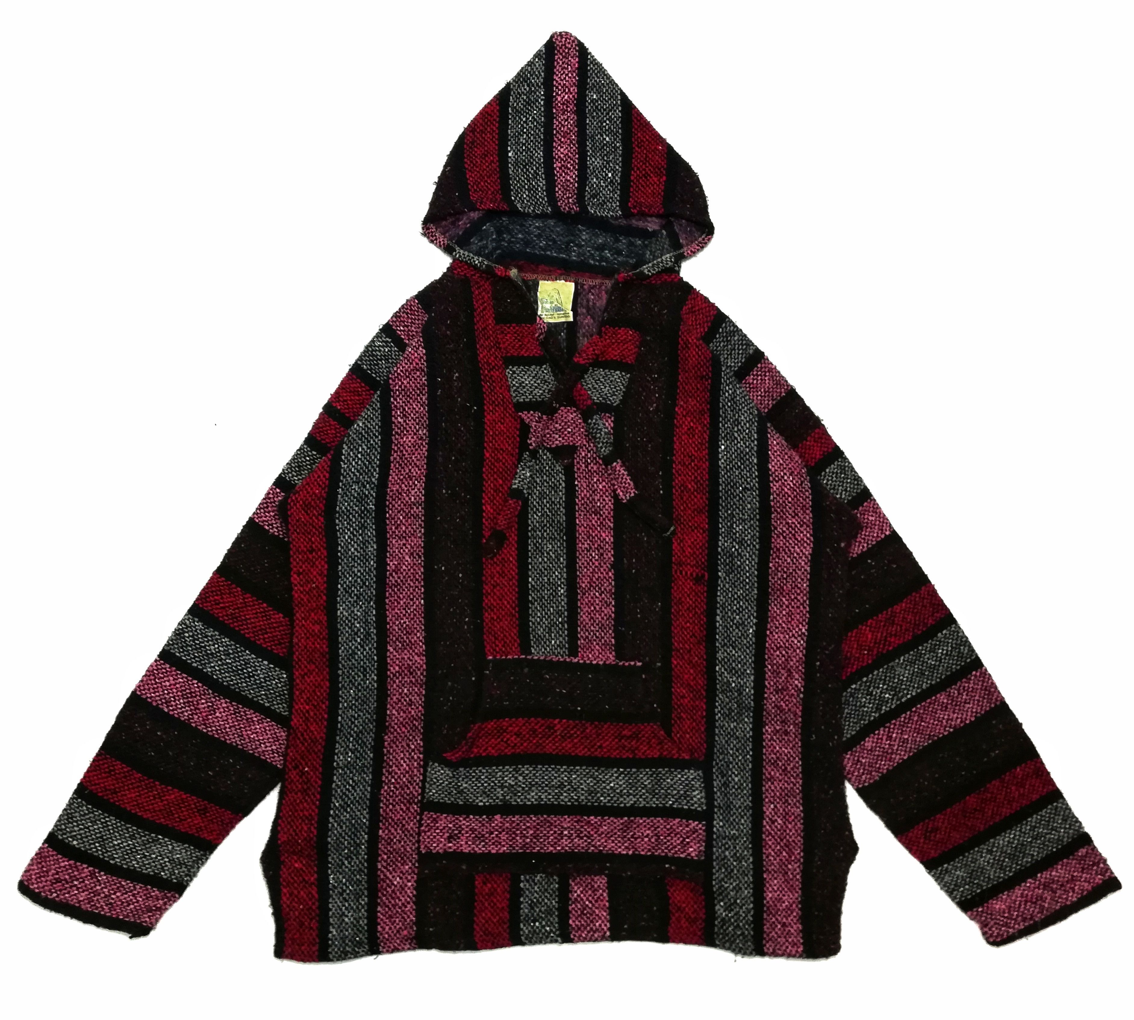 Mexican Threads × Mexicana × Traditional Weatherwear 🔥Native Drug Rug Baja Hoodie Knitwear Achilyc/Polyester🔥 Size US M / EU 48-50 / 2 - 1 Thumbnail