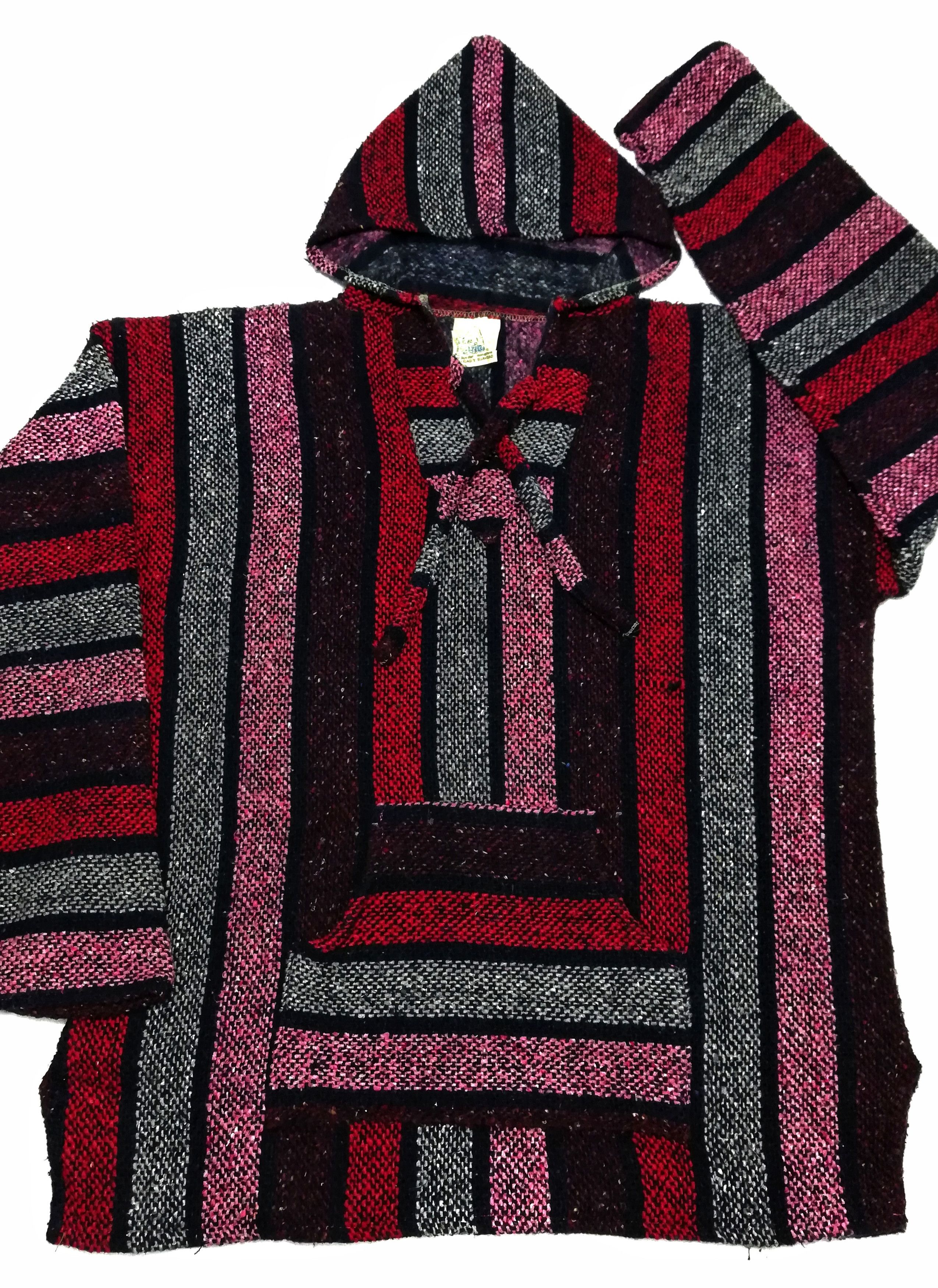 Mexican Threads × Mexicana × Traditional Weatherwear 🔥Native Drug Rug Baja Hoodie Knitwear Achilyc/Polyester🔥 Size US M / EU 48-50 / 2 - 3 Thumbnail