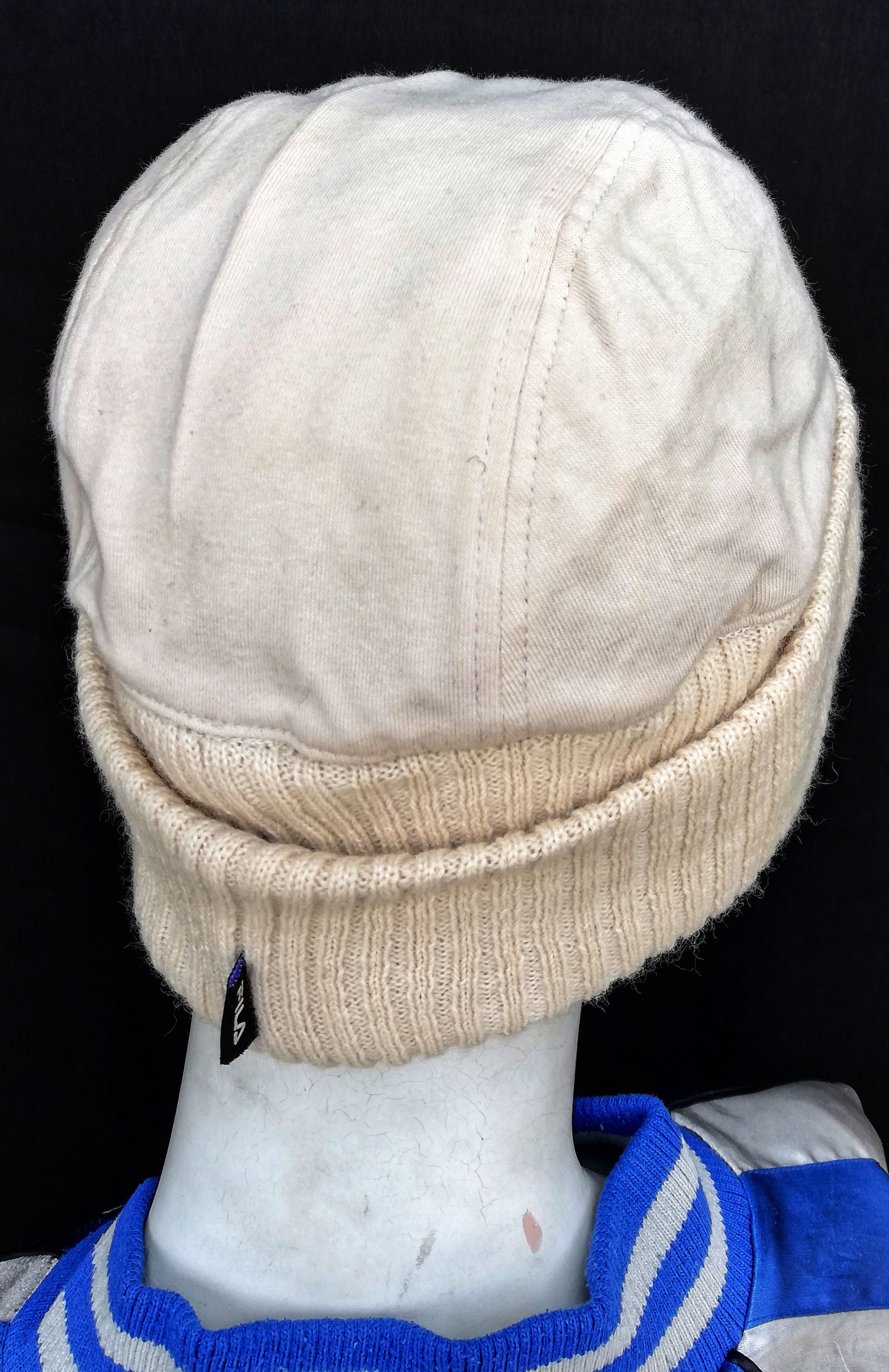Fila 🔥Fila Folding Beanie Hat Beret Cotton Knit Part Acrylic🔥 Size ONE SIZE - 7 Thumbnail