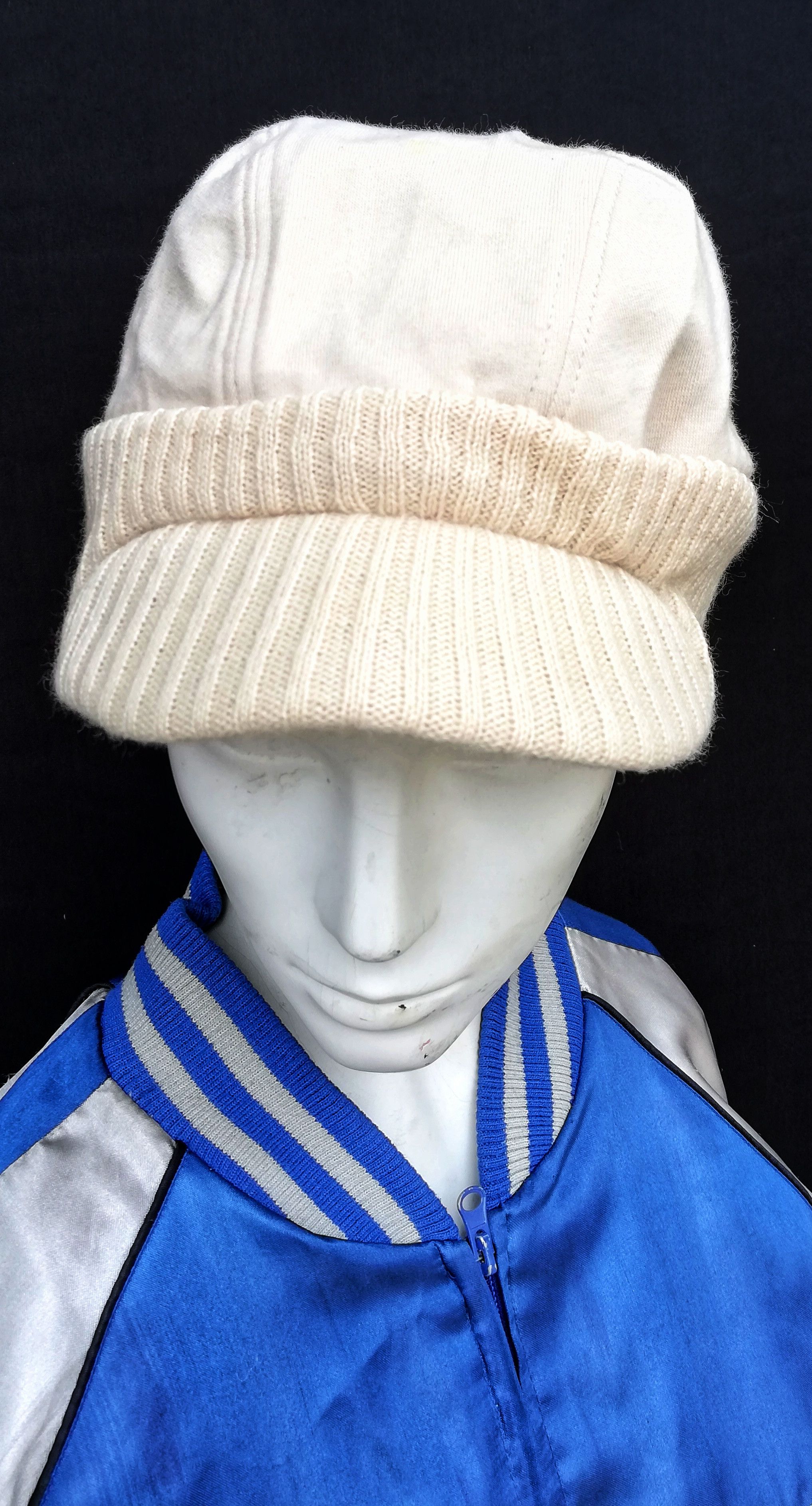 Fila 🔥Fila Folding Beanie Hat Beret Cotton Knit Part Acrylic🔥 Size ONE SIZE - 2 Thumbnail