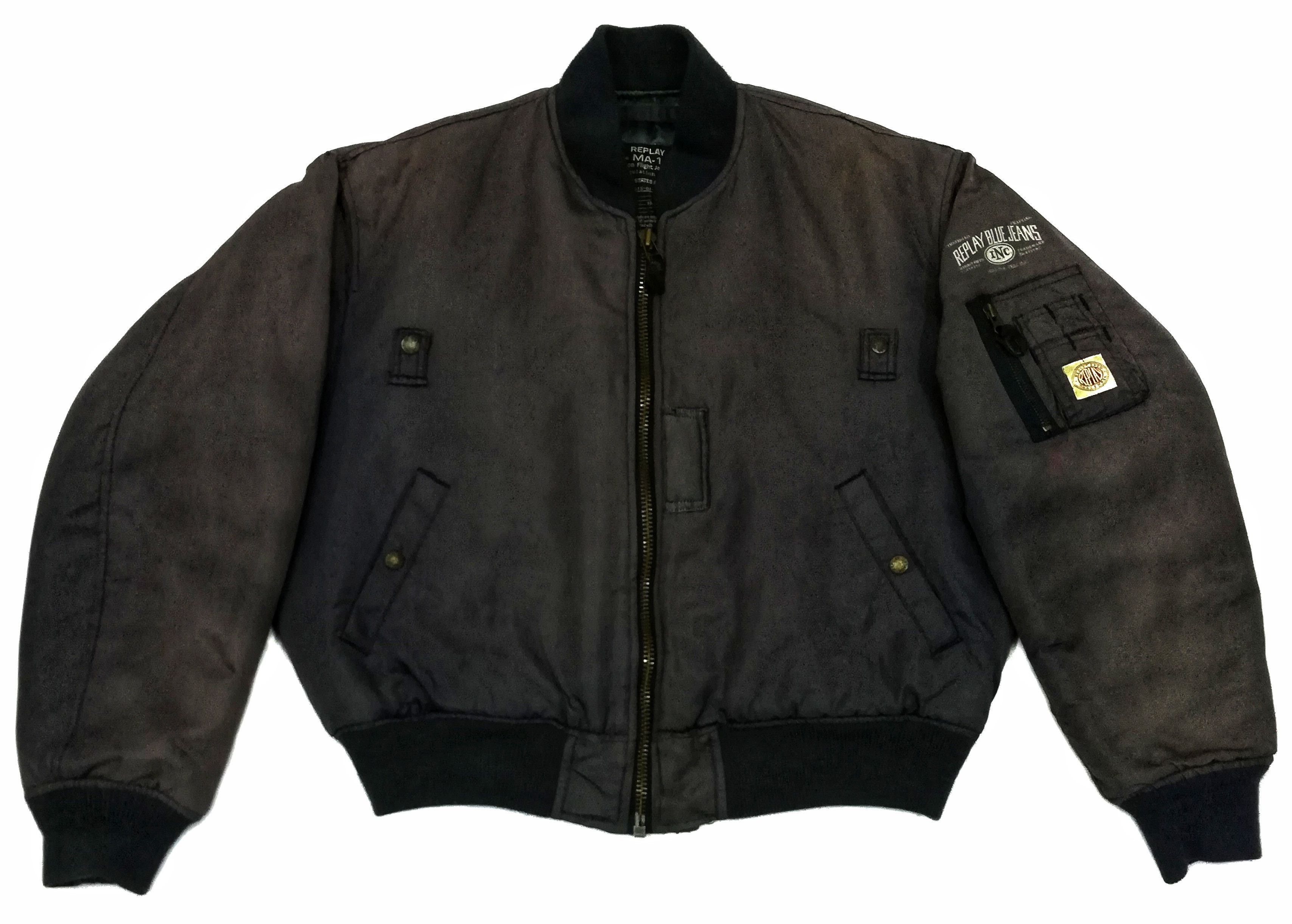 Ma 1 × Replay × Us Air Force 🔥Type Ma-1 Issue Nylon Flight United  