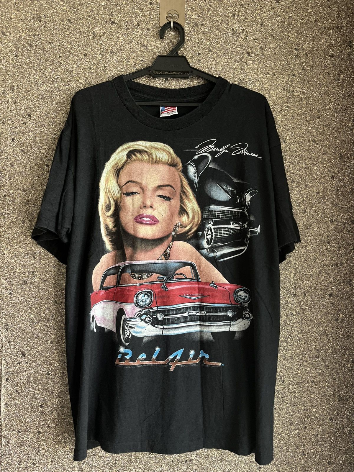 image of Vintage Marilyn Monroe Ft22 in Black, Men's (Size XL)