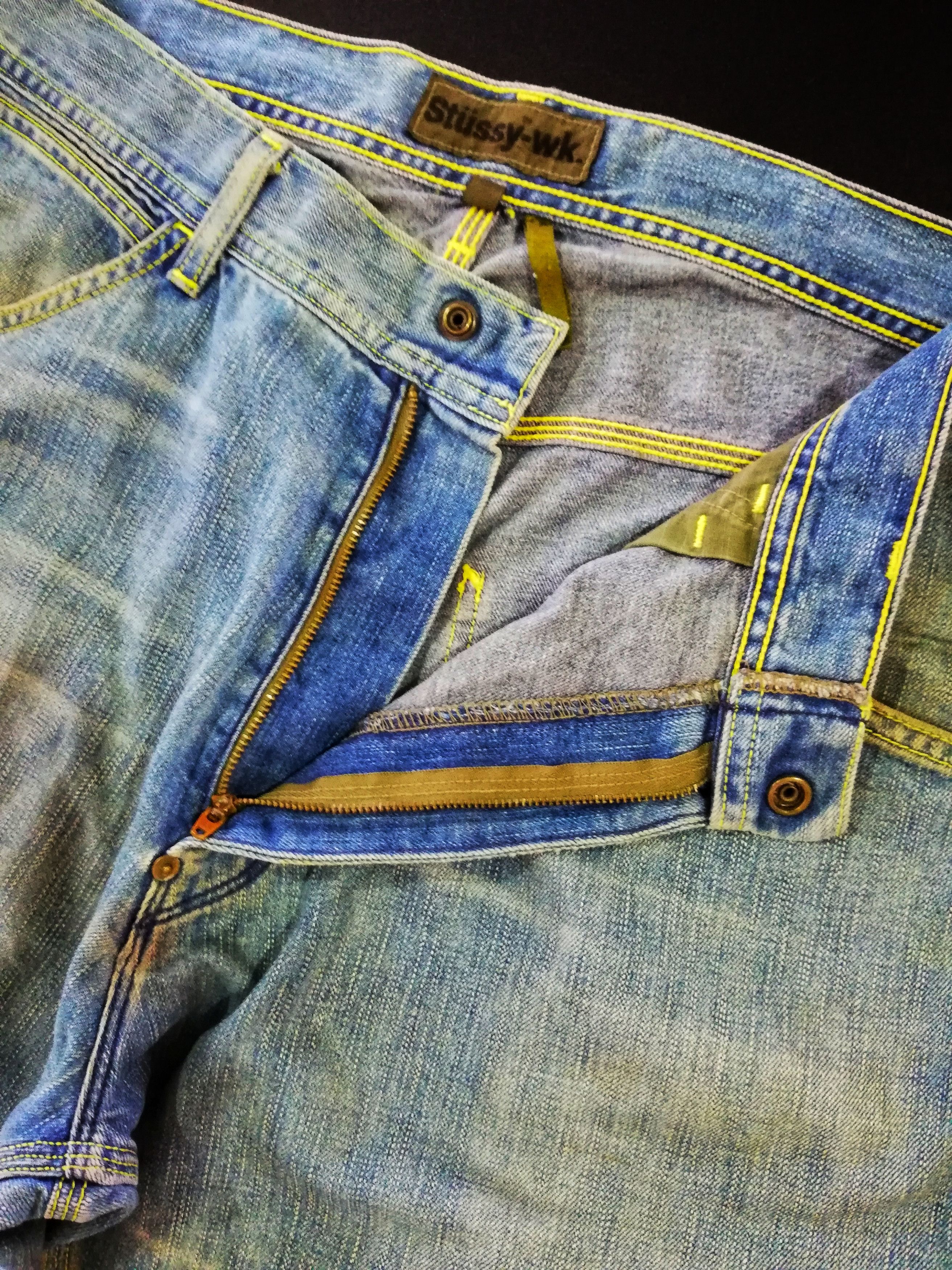 Stussy 🔥Stussy-WK Worker Labour Jeans Denim Trousers Pants🔥 Size US 36 / EU 52 - 3 Thumbnail