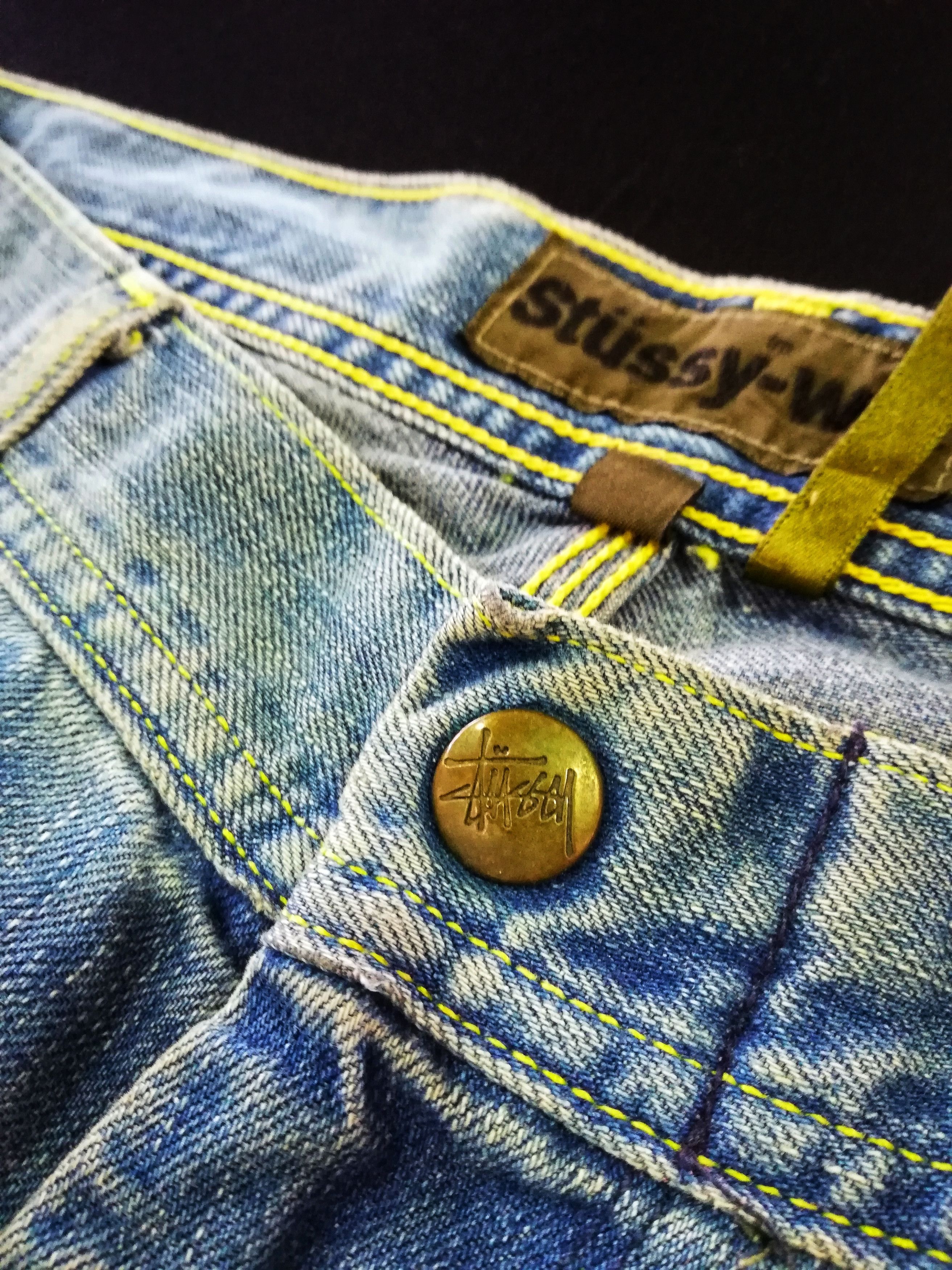 Stussy 🔥Stussy-WK Worker Labour Jeans Denim Trousers Pants🔥 Size US 36 / EU 52 - 2 Thumbnail