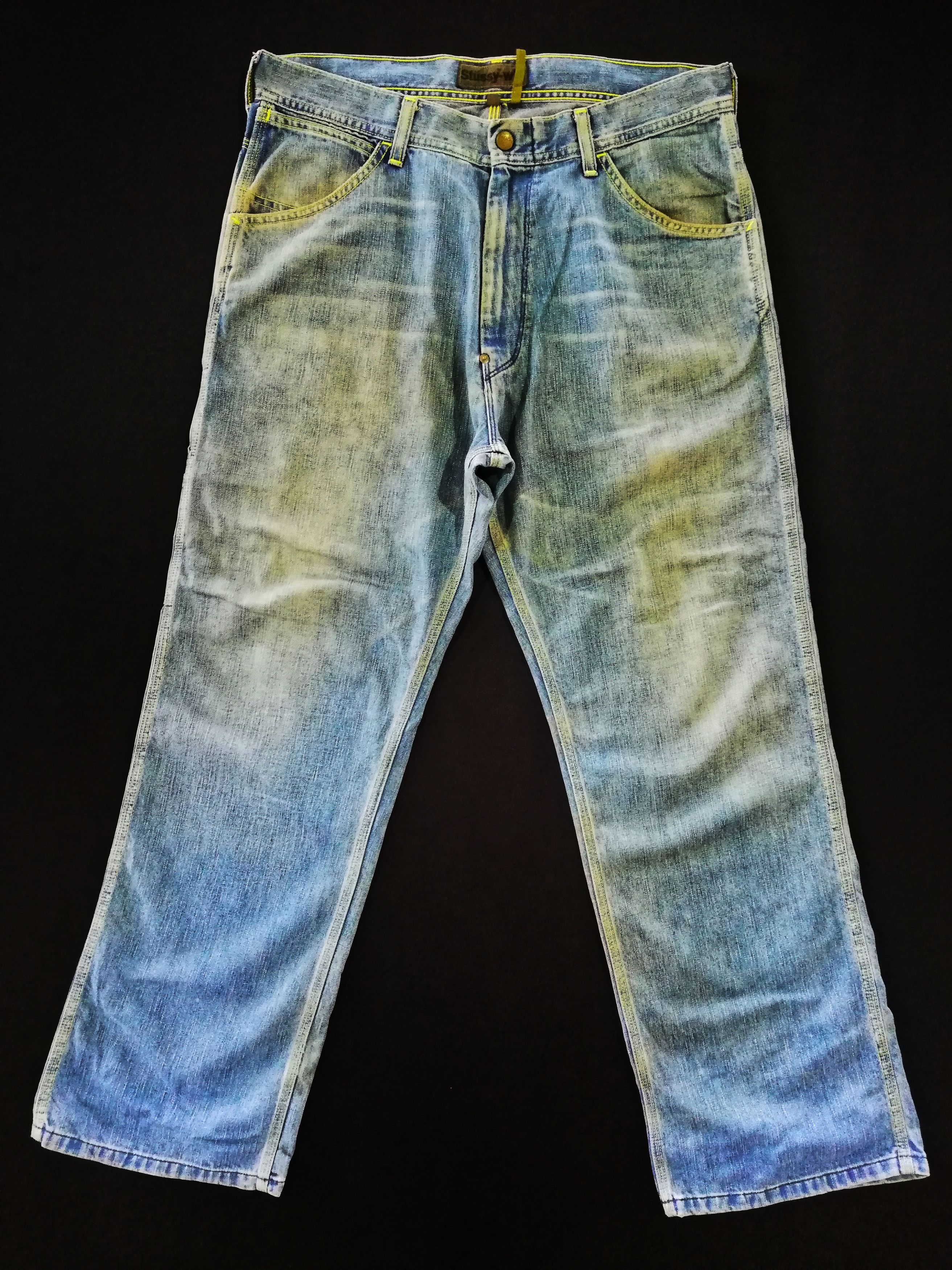 Stussy 🔥Stussy-WK Worker Labour Jeans Denim Trousers Pants🔥 Size US 36 / EU 52 - 1 Thumbnail