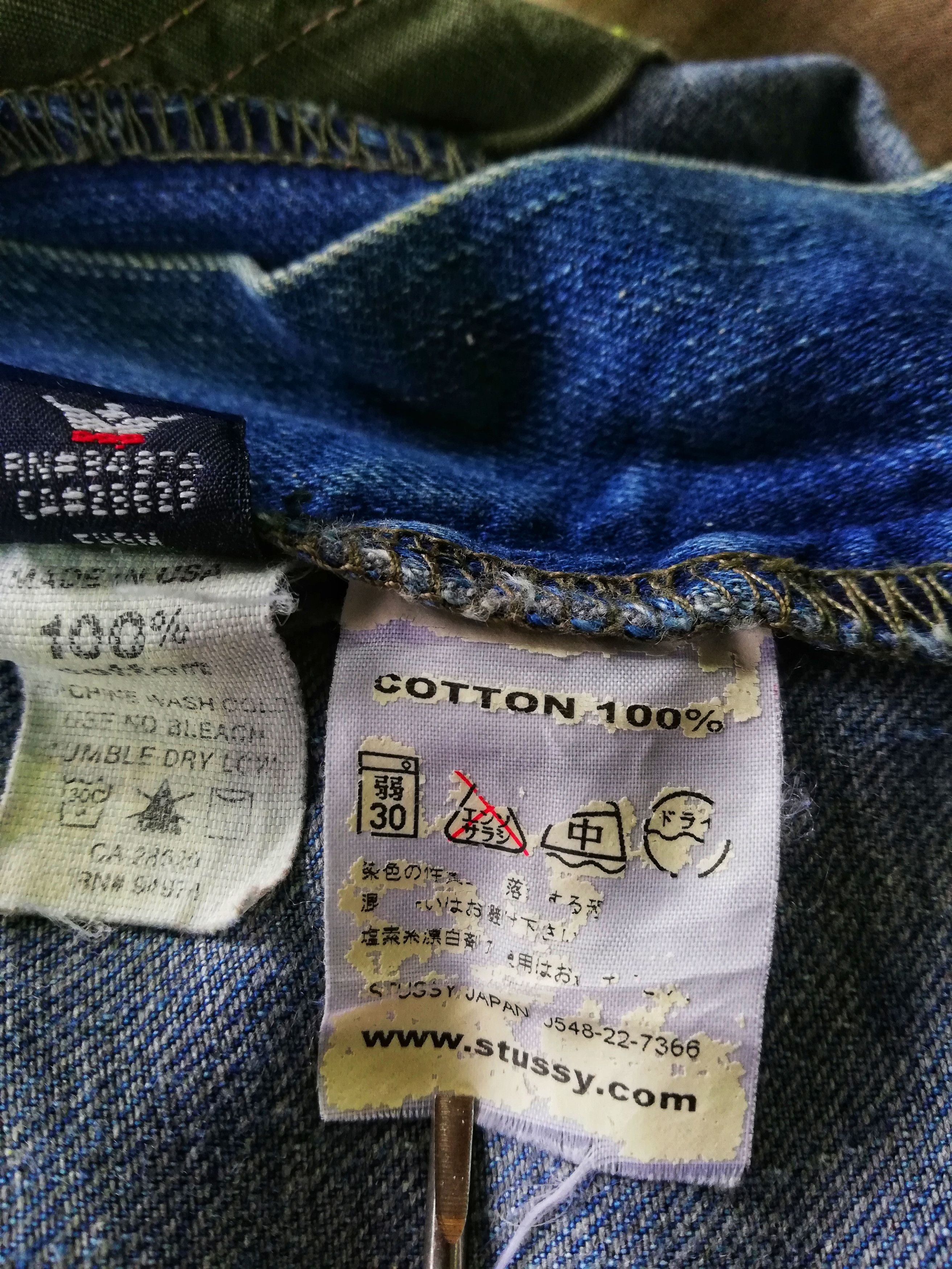 Stussy 🔥Stussy-WK Worker Labour Jeans Denim Trousers Pants🔥 Size US 36 / EU 52 - 12 Thumbnail