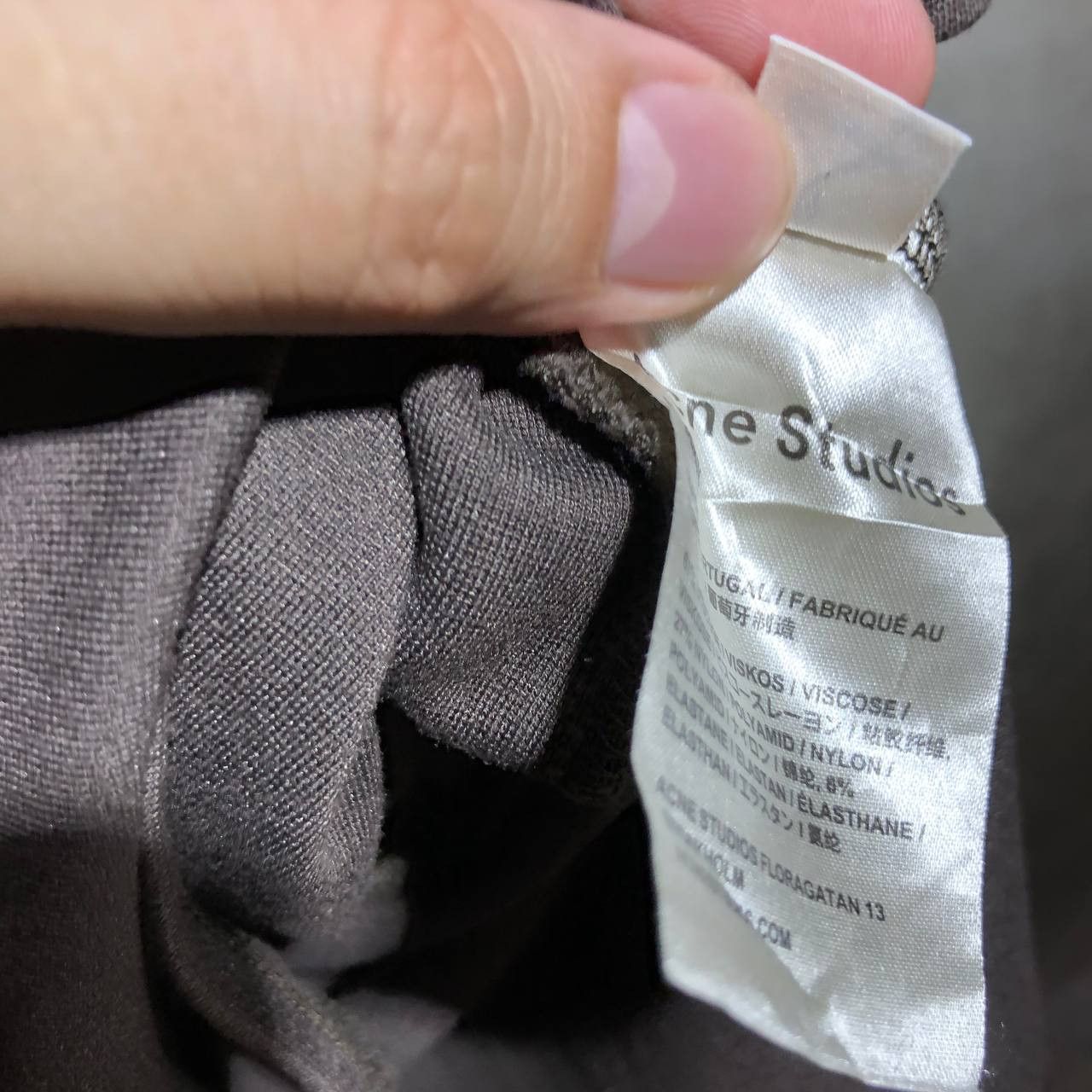 Acne Studios Acne Studios Logo neck tee Size US M / EU 48-50 / 2 - 9 Thumbnail
