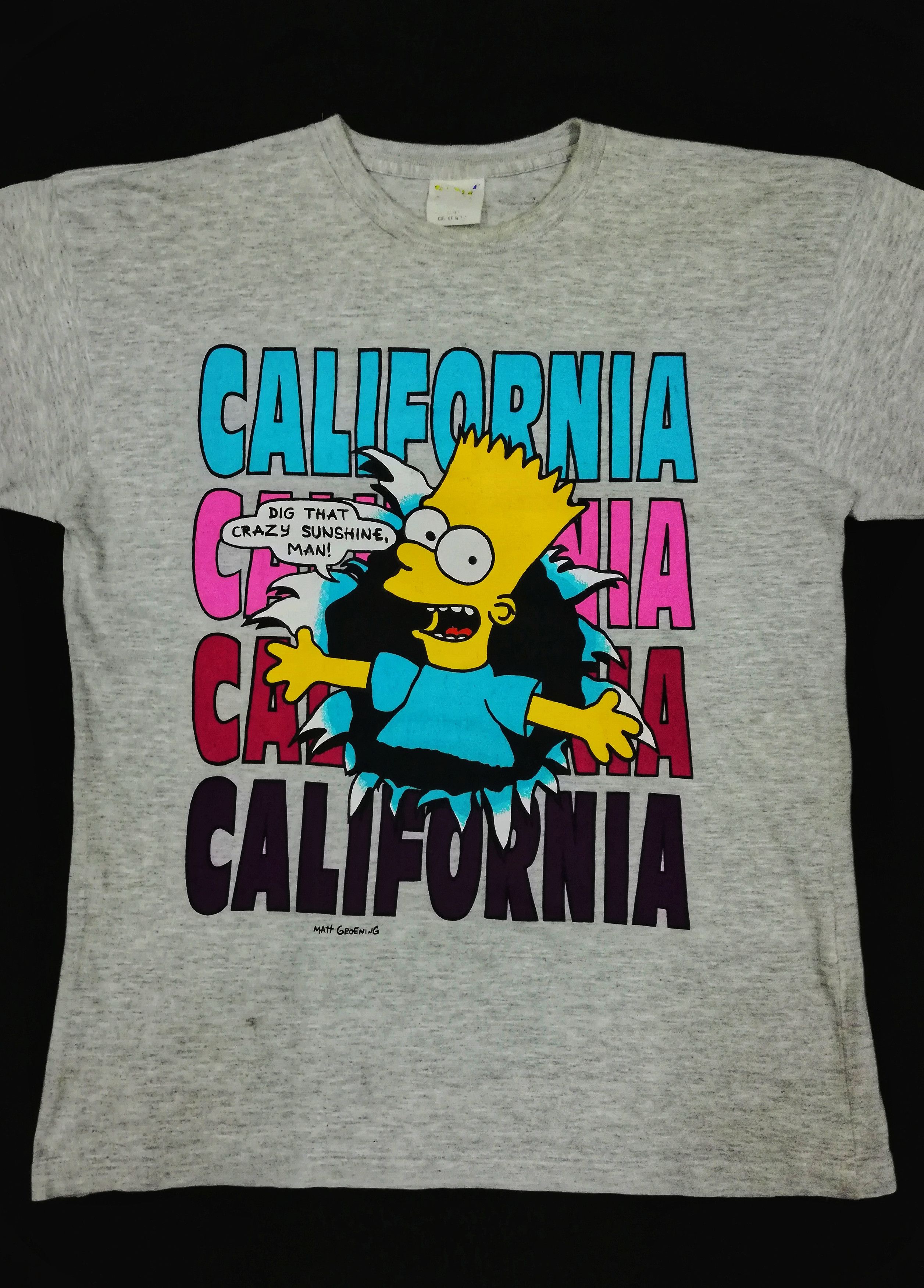 The Simpsons × Vintage 🔥Bart Simpsons Vintage Shirt/Dig That Crazy Sunshine🔥 Size US L / EU 52-54 / 3 - 2 Thumbnail