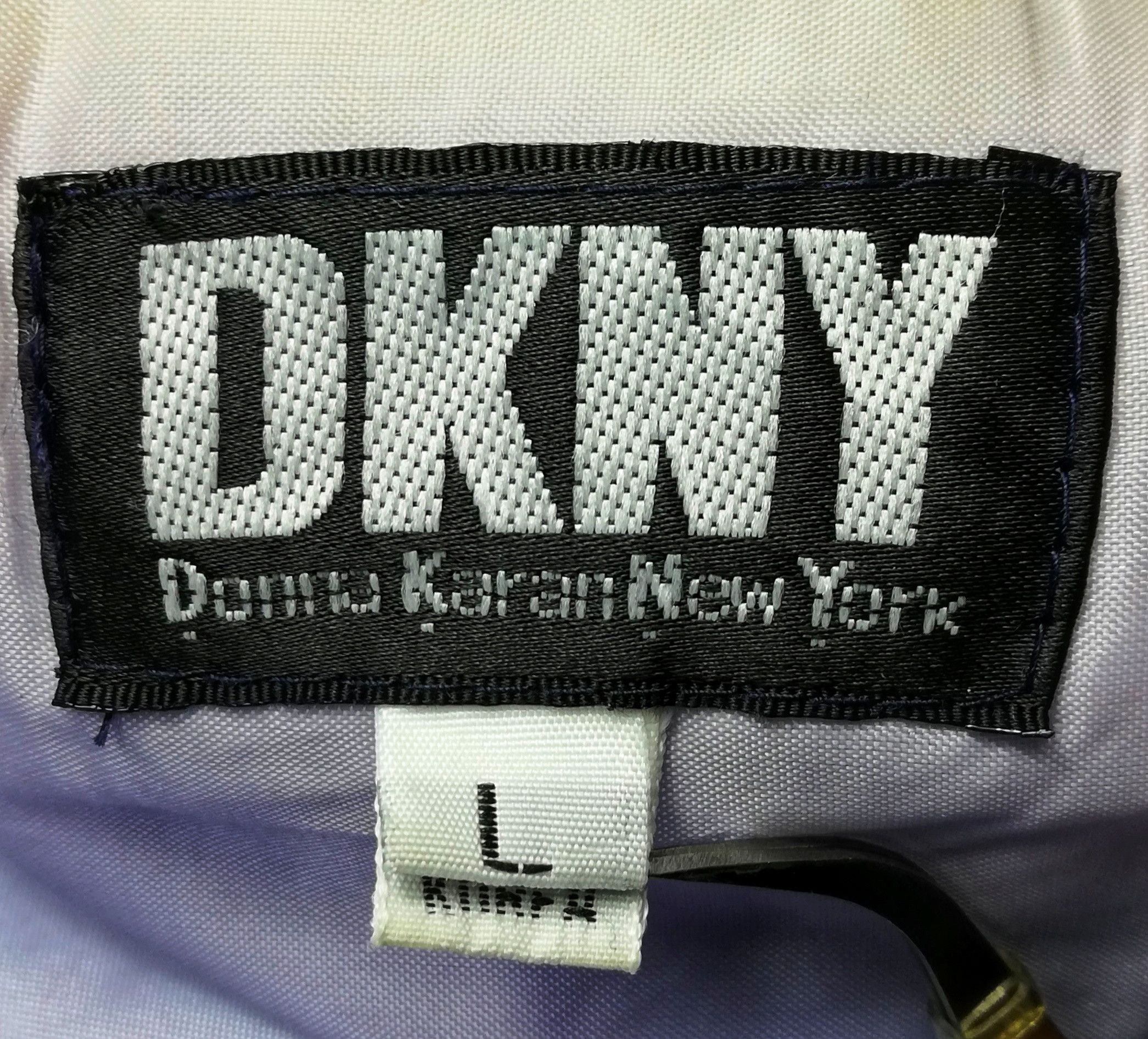 DKNY 🔥Donna Karan New York Big Logo Bomber Jacket Purple/Blue🔥 Size US L / EU 52-54 / 3 - 8 Thumbnail