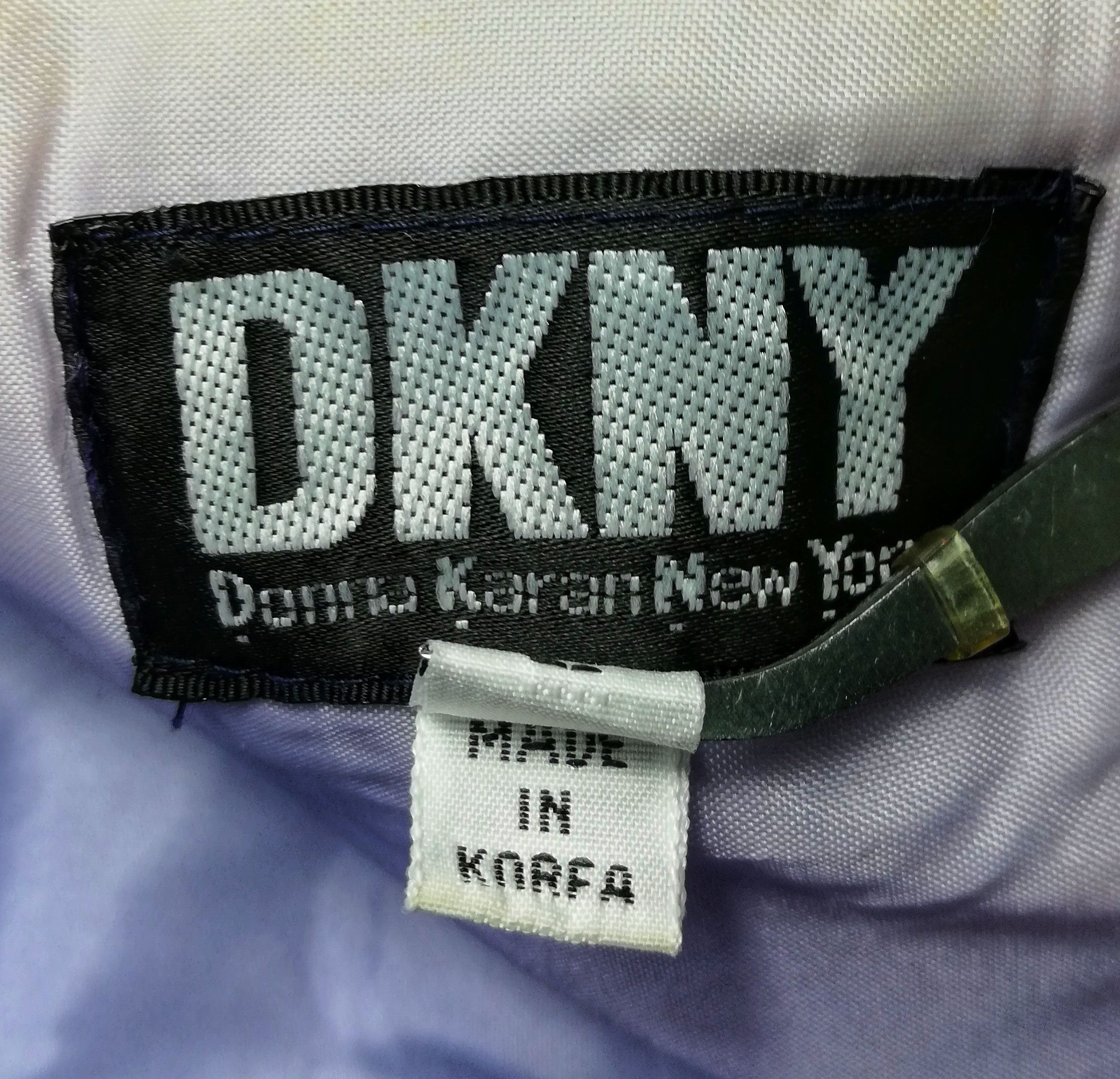 DKNY 🔥Donna Karan New York Big Logo Bomber Jacket Purple/Blue🔥 Size US L / EU 52-54 / 3 - 9 Thumbnail