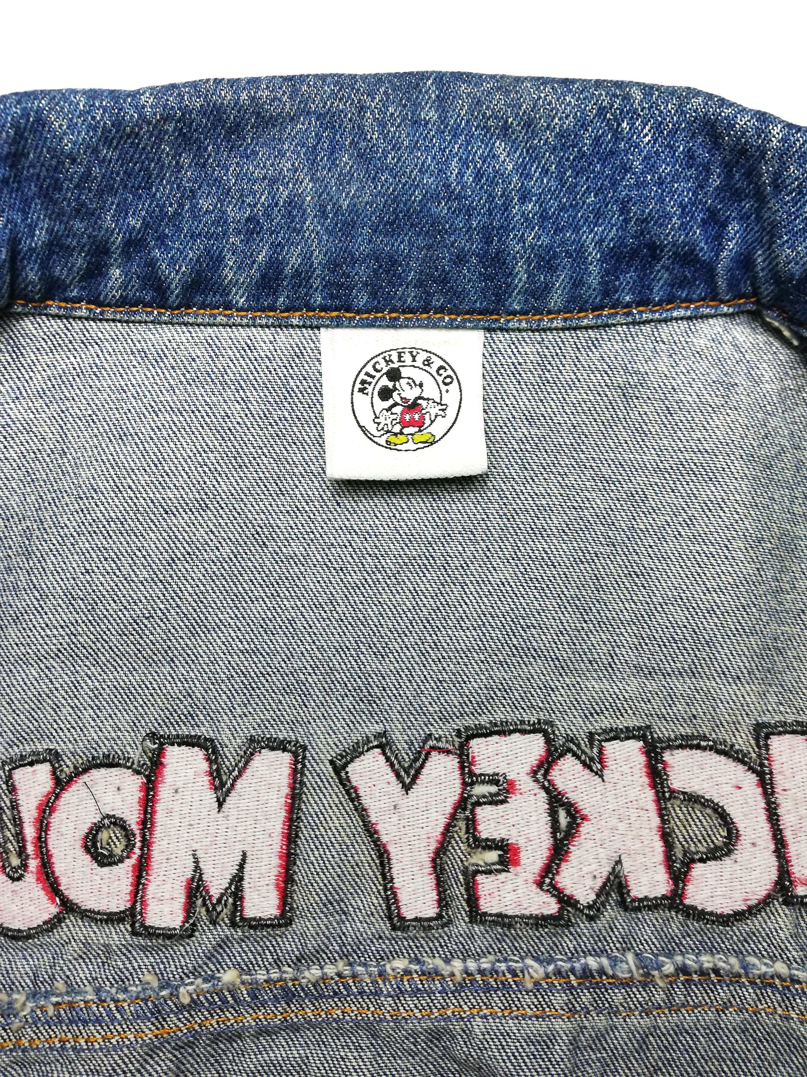 Mickey & Co. × Mickey Mouse 🔥Micky Mouse Big Logo Mickey's Pal Pluto Denim Jacket Size US L / EU 52-54 / 3 - 10 Thumbnail