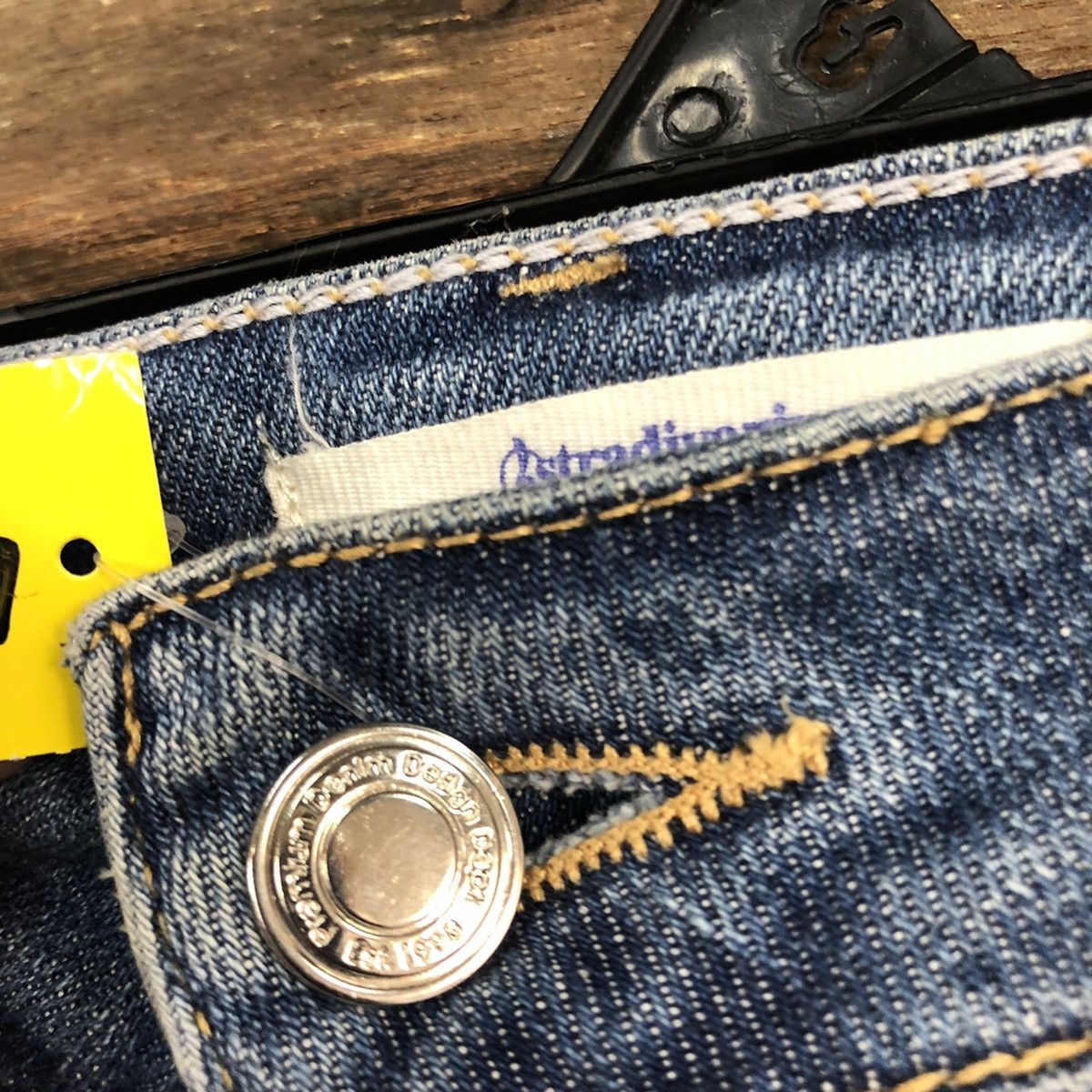 Stradivarius Stradivarius skinny Blue distressed Denim Jeans Pants #4580 Size 28" / US 6 / IT 42 - 7 Thumbnail