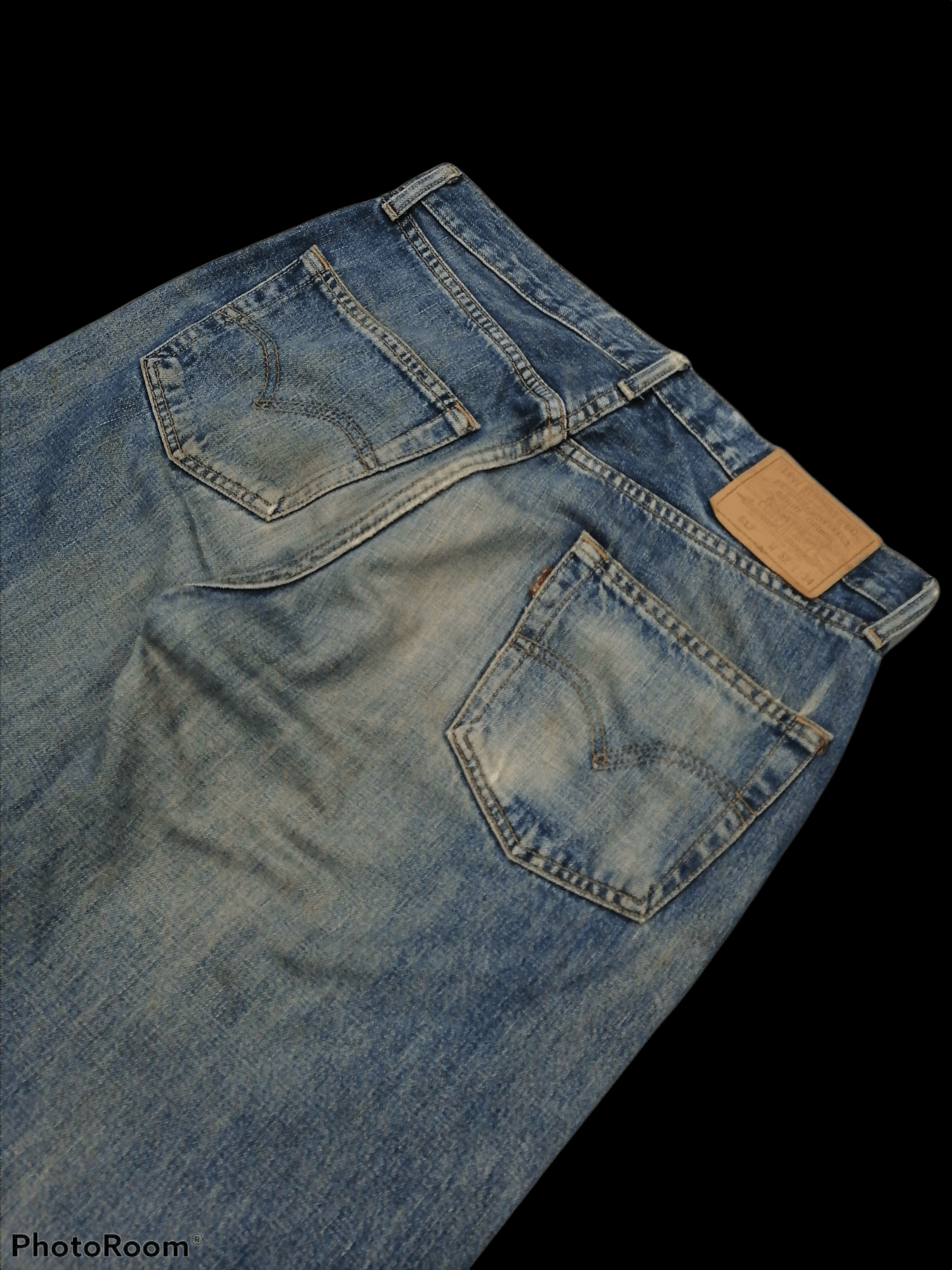 Levi's Vintage Clothing × Vintage Vintage Levi's 512 Trashed Denim Pants Size US 32 / EU 48 - 6 Thumbnail