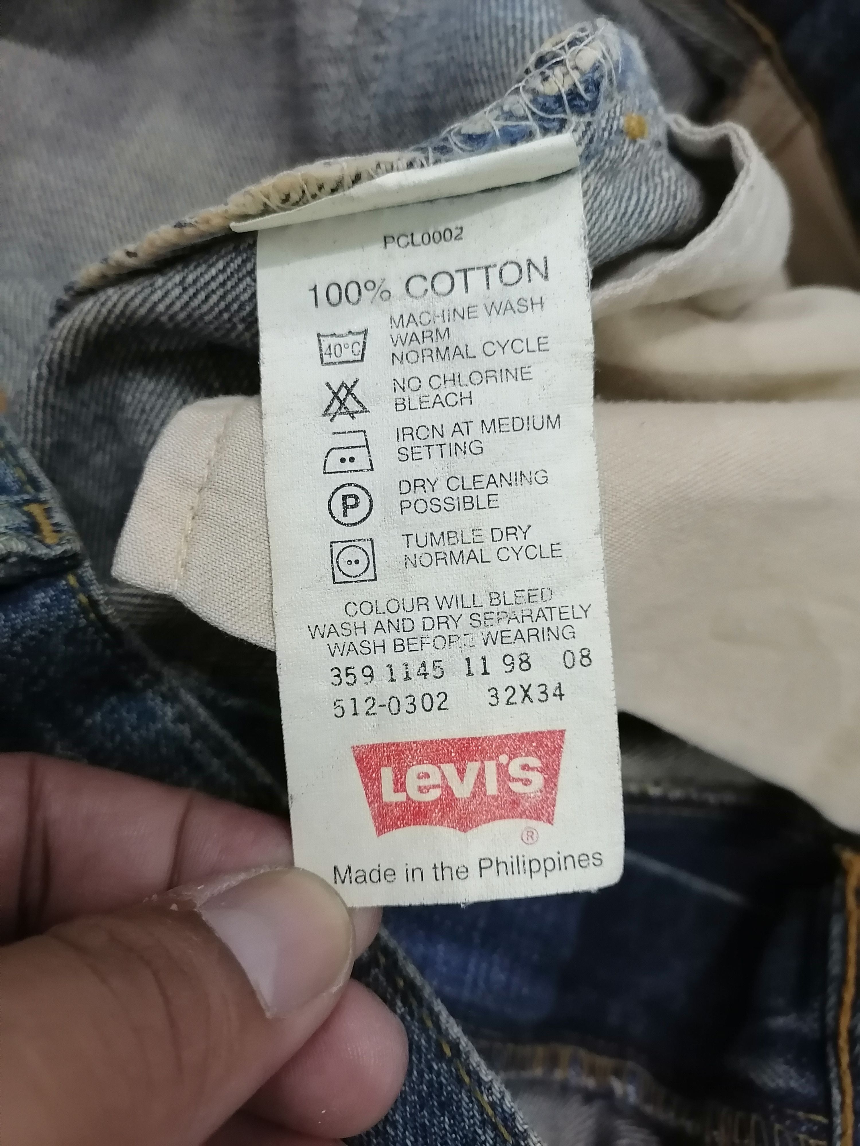 Levi's Vintage Clothing × Vintage Vintage Levi's 512 Trashed Denim Pants Size US 32 / EU 48 - 8 Thumbnail