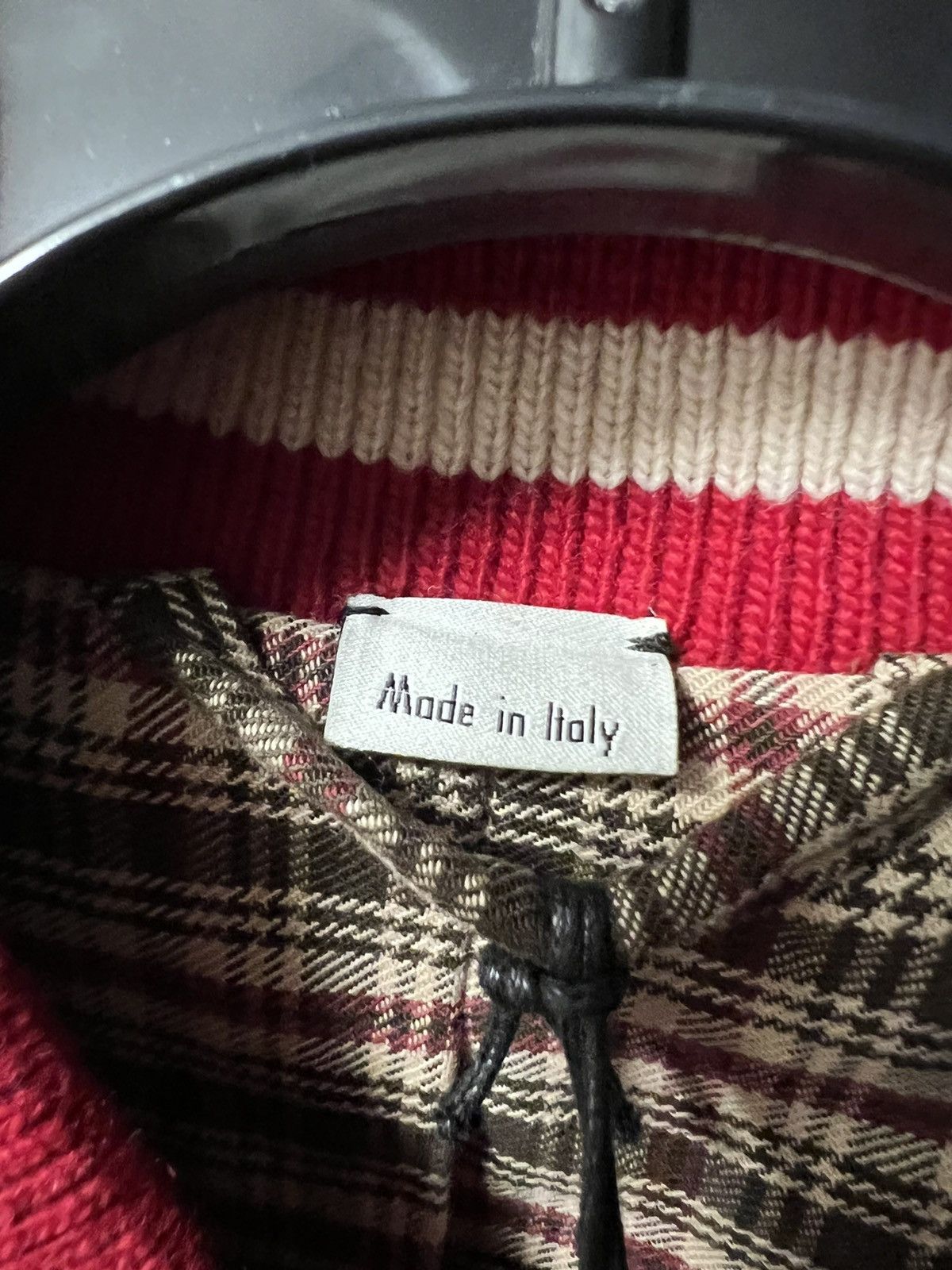 Gucci Gucci Red Felt and leather bomber jacket Size US M / EU 48-50 / 2 - 7 Thumbnail
