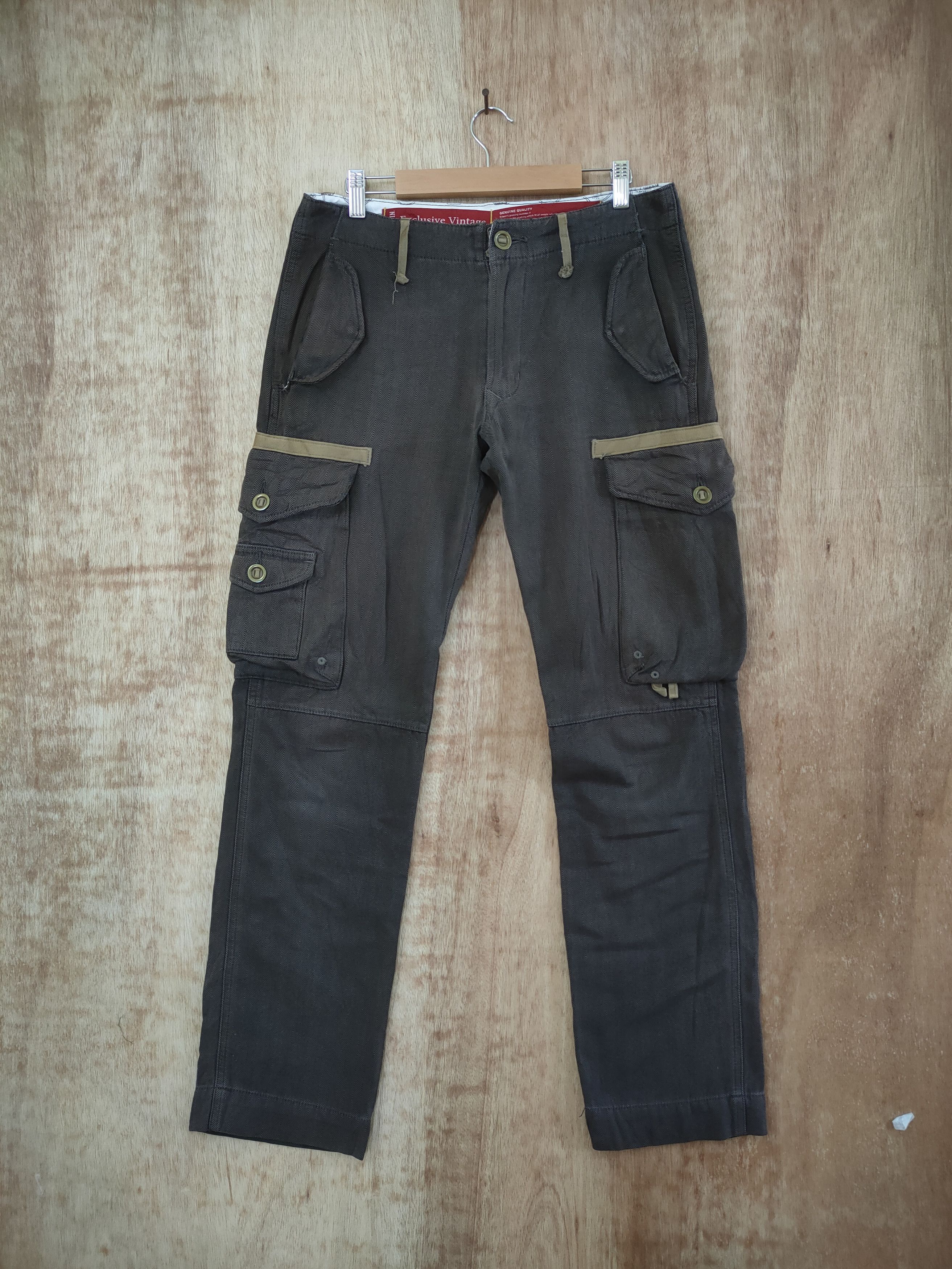 Japanese Brand × Vintage JAPANESE BRAND VINTAGE STYLE CARGO PANTS Size US 31 - 1 Thumbnail