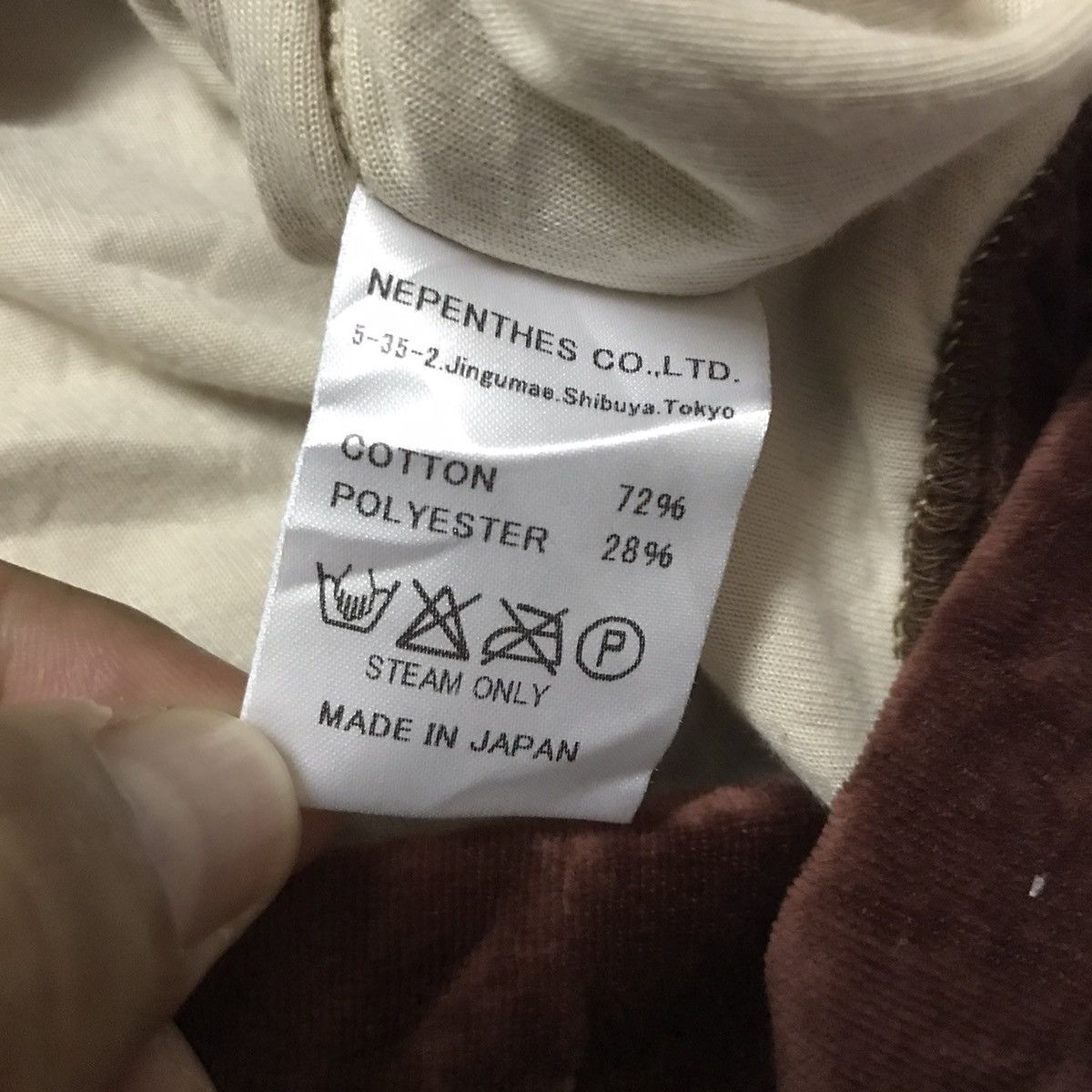Japanese Brand × South2 West8 South2 West8 Velvet Sweatshirt Size US S / EU 44-46 / 1 - 5 Thumbnail