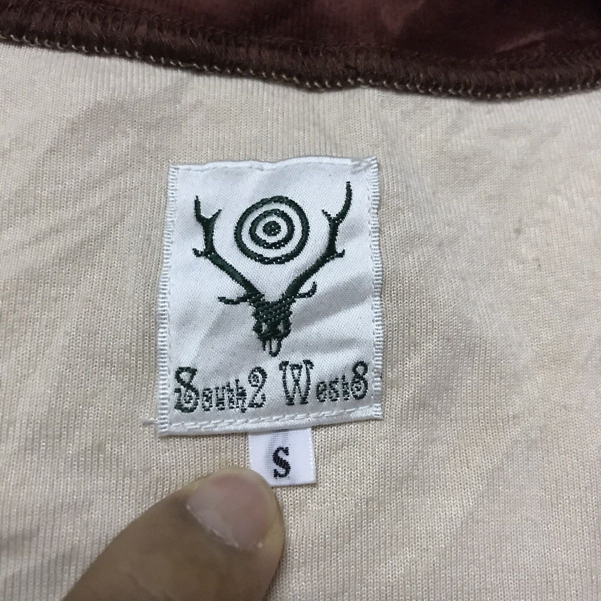 Japanese Brand × South2 West8 South2 West8 Velvet Sweatshirt Size US S / EU 44-46 / 1 - 4 Thumbnail