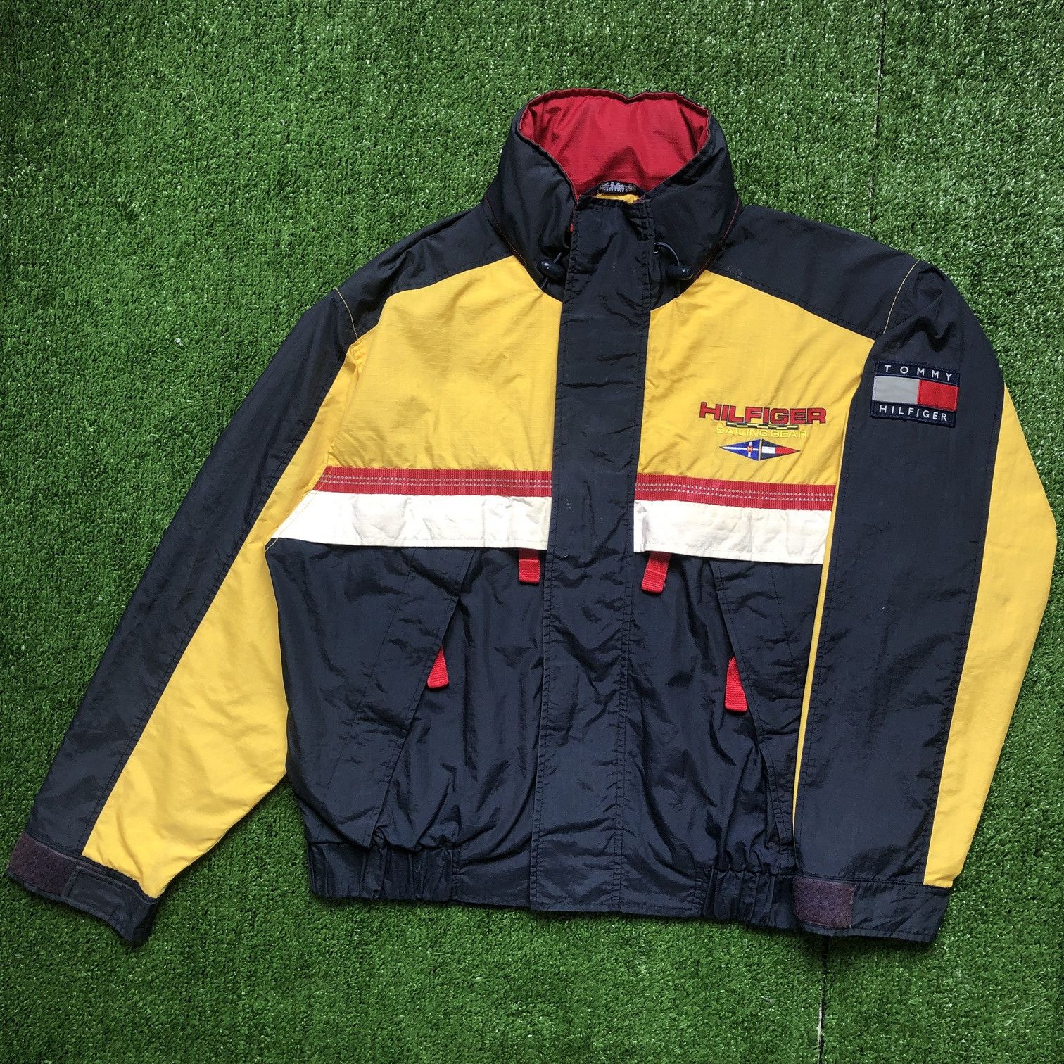 Vintage Vintage 90's Tommy Hilfiger Sailing Gear Zip Up Jacket | Grailed