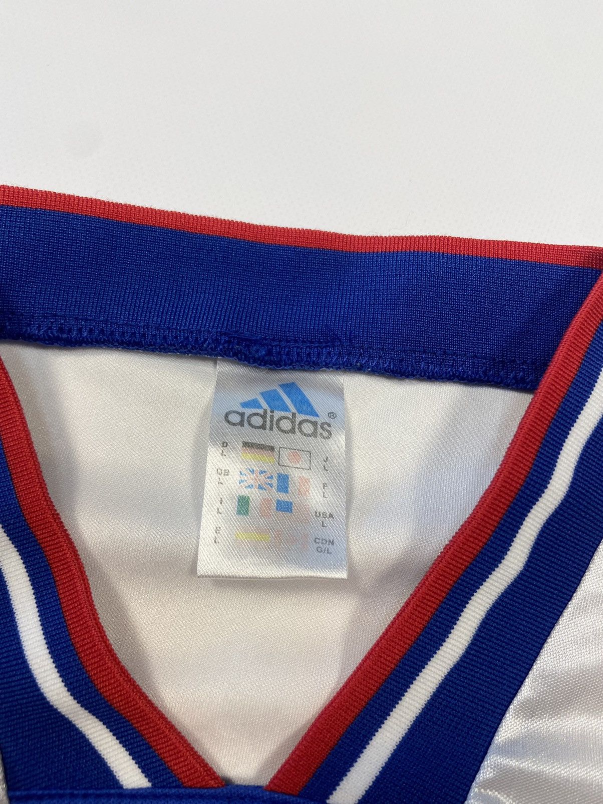 Adidas × Vintage Vintage Adidas Glasgow Rangers Soccer Jersey Blokecore Rare Size US L / EU 52-54 / 3 - 4 Thumbnail