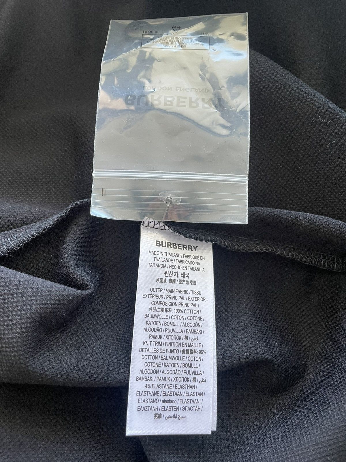 Burberry Brand New Limited Edition Iconic BBR Logo Polo Tee T-shirt Size US XL / EU 56 / 4 - 8 Thumbnail
