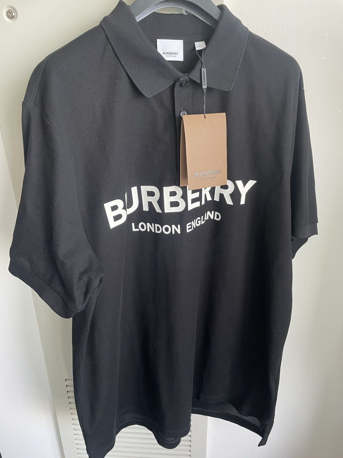 Burberry Brand New Limited Edition Iconic BBR Logo Polo Tee T-shirt Size US XL / EU 56 / 4 - 15 Thumbnail
