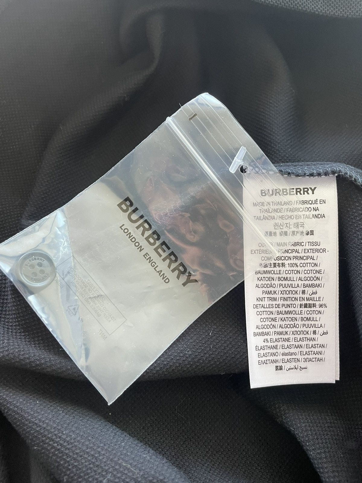 Burberry Brand New Limited Edition Iconic BBR Logo Polo Tee T-shirt Size US XL / EU 56 / 4 - 7 Thumbnail