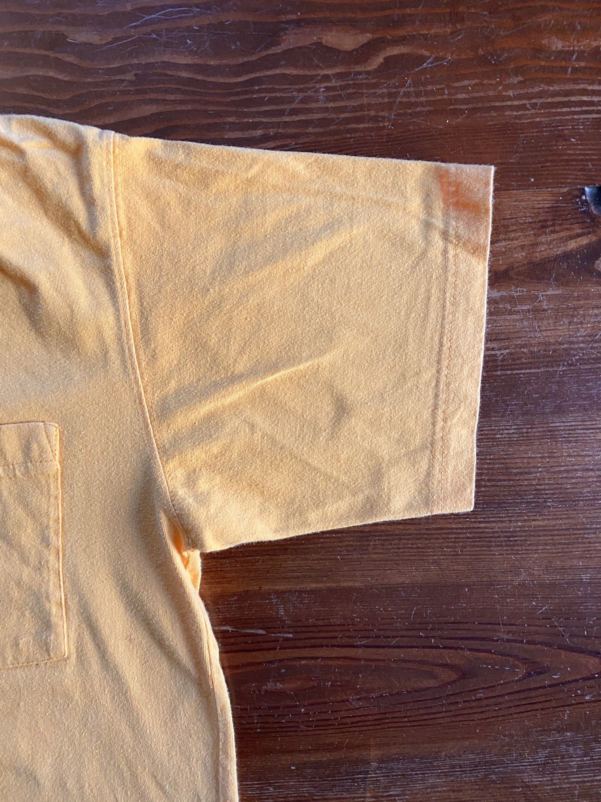 Eddie Bauer Vintage 80’s Eddie Bauer Orange Boxy Blank Pocket Tee Size US M / EU 48-50 / 2 - 3 Thumbnail