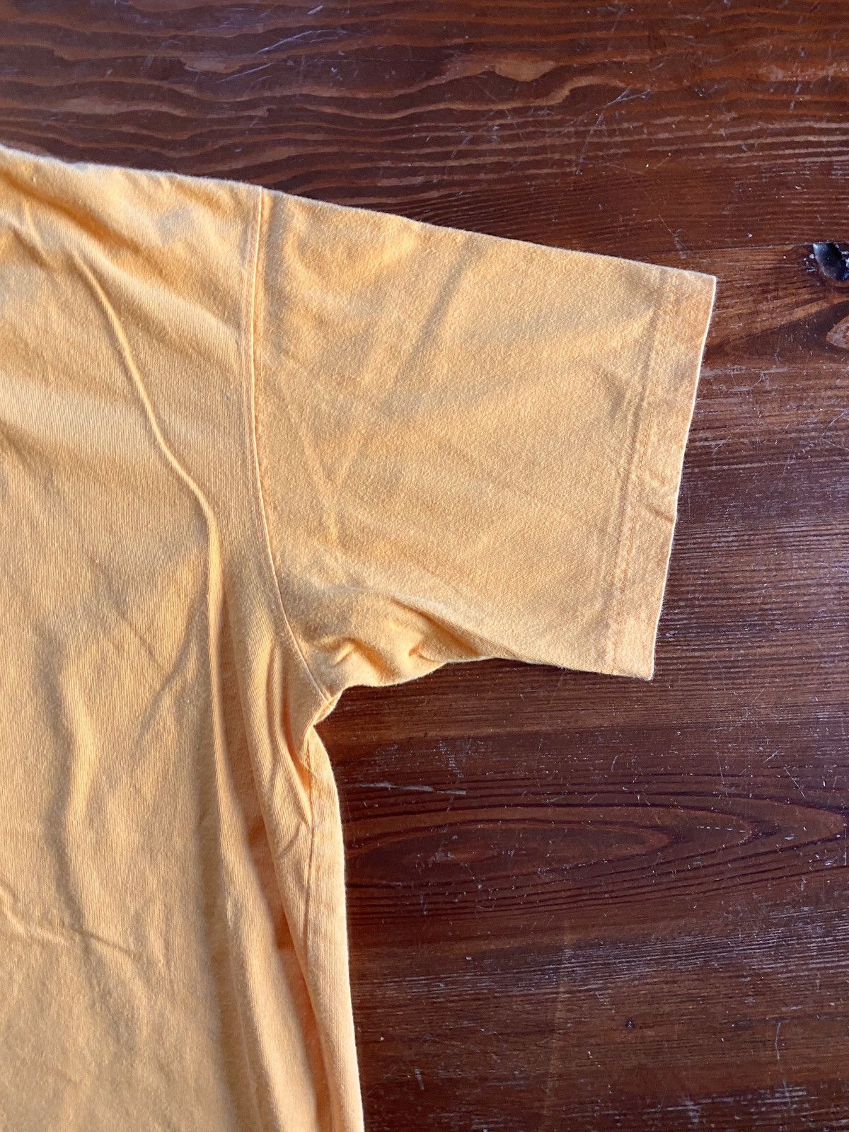 Eddie Bauer Vintage 80’s Eddie Bauer Orange Boxy Blank Pocket Tee Size US M / EU 48-50 / 2 - 9 Thumbnail