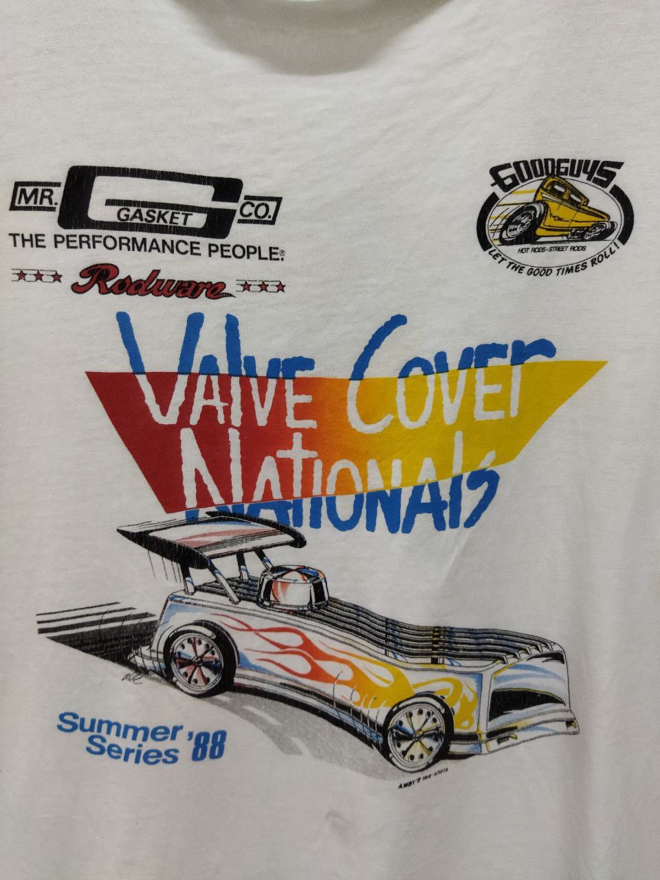 Vintage Vintage 80s Hot Rods Tshirt Size US XL / EU 56 / 4 - 6 Thumbnail