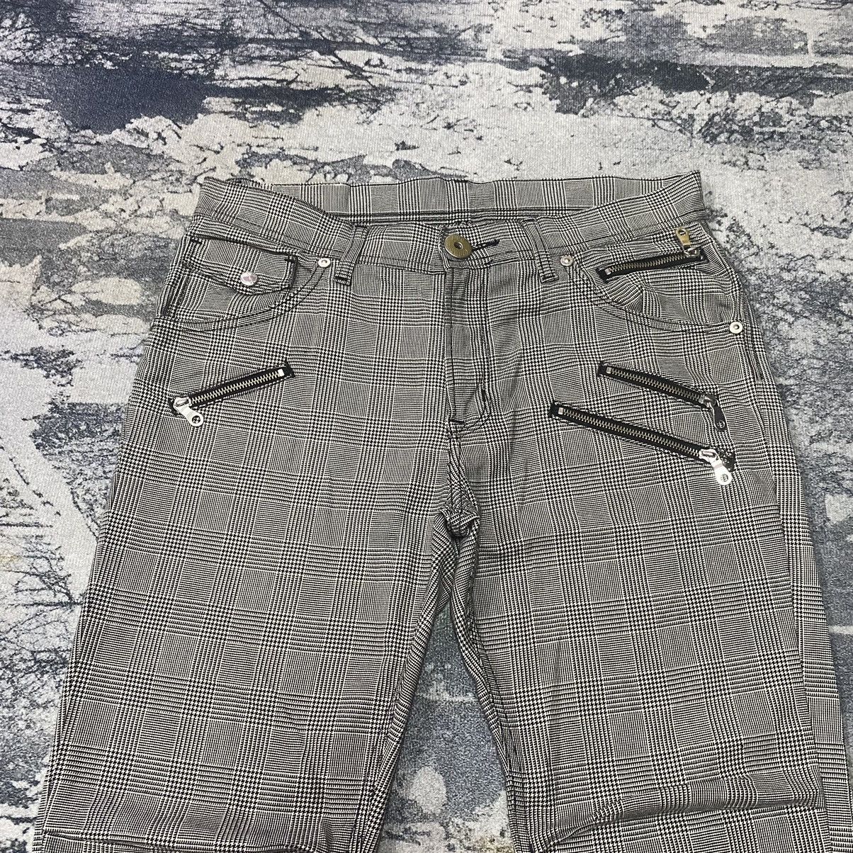 Japanese Brand × Lee Vintage Japanese Lee Chekered Belt Buckle Flare Trouser Pant Size US 35 - 4 Thumbnail