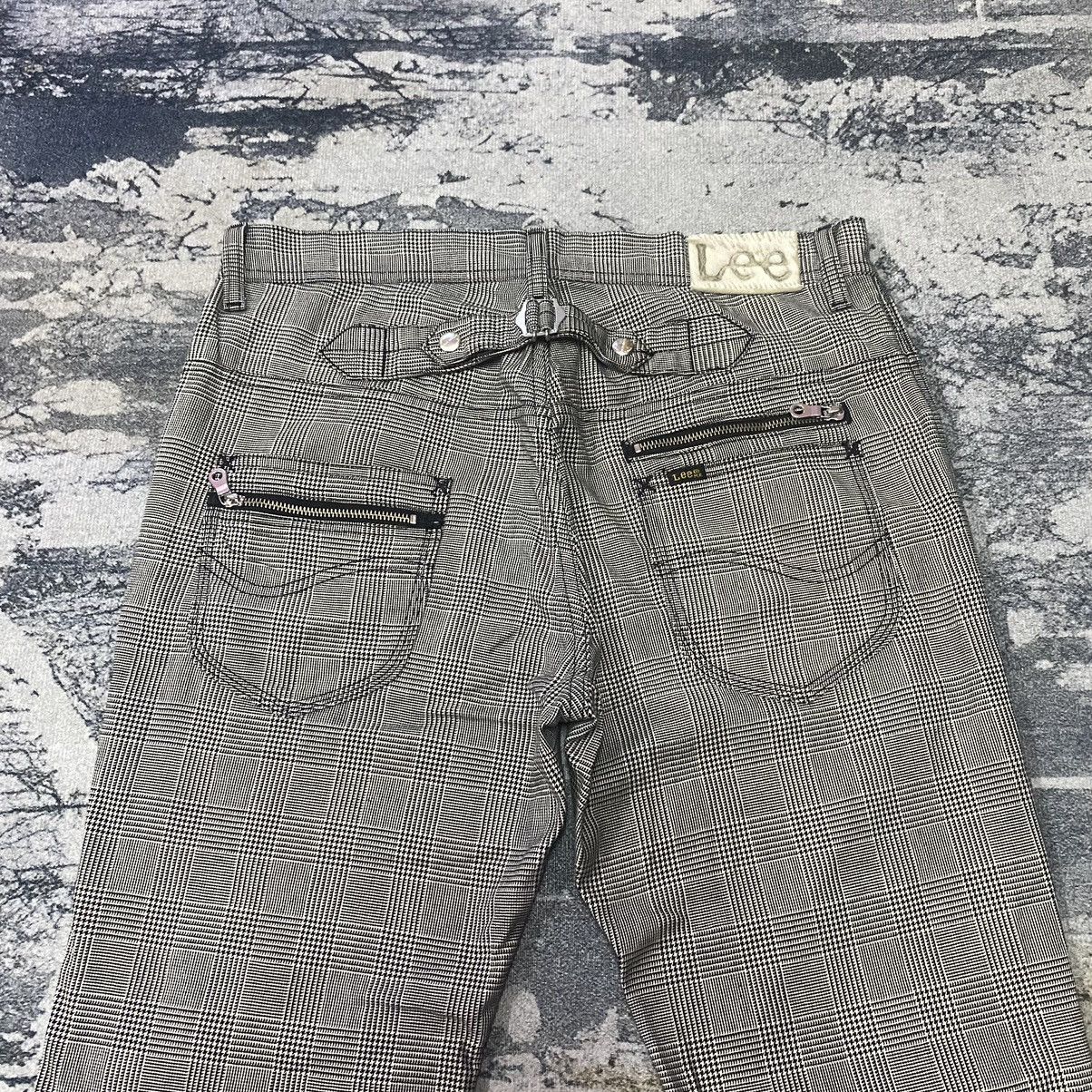 Japanese Brand × Lee Vintage Japanese Lee Chekered Belt Buckle Flare Trouser Pant Size US 35 - 8 Thumbnail