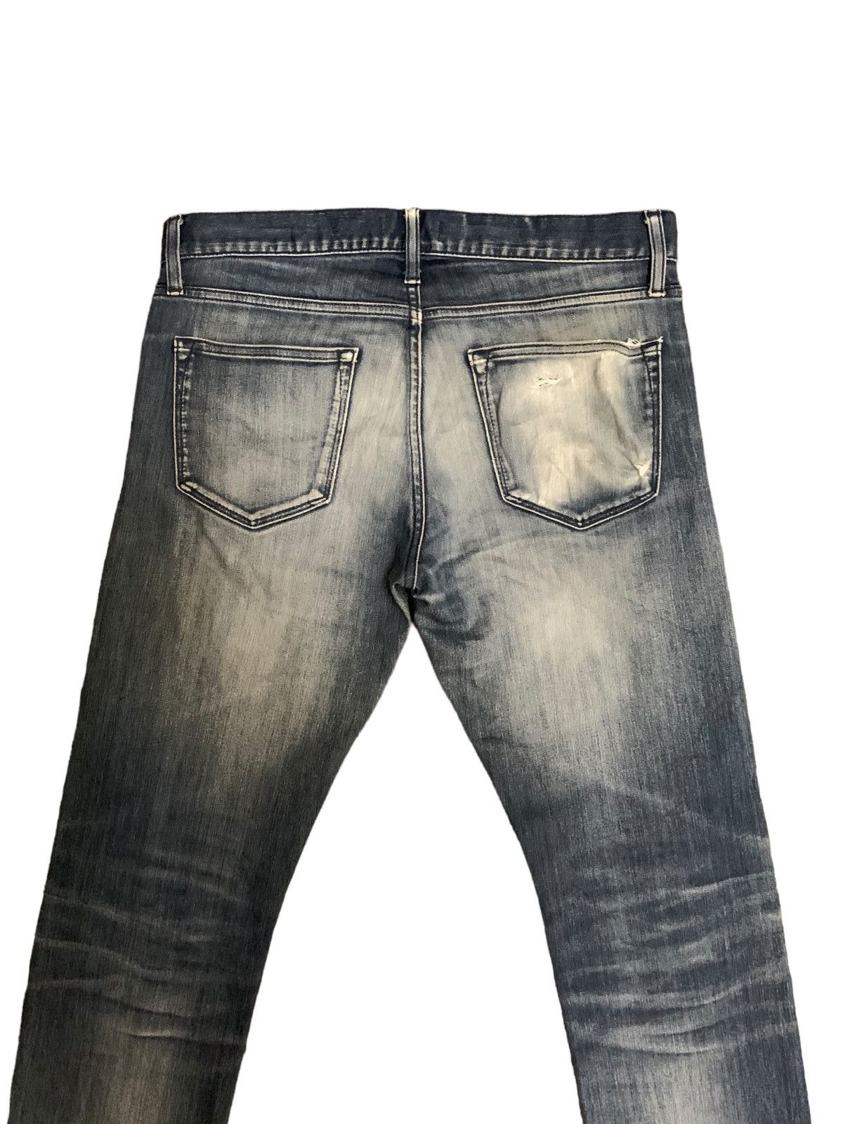 Jun Takahashi × Uniqlo Uniqlo Jun Takashi Blue Mud Wash Jeans Size US 31 - 6 Thumbnail