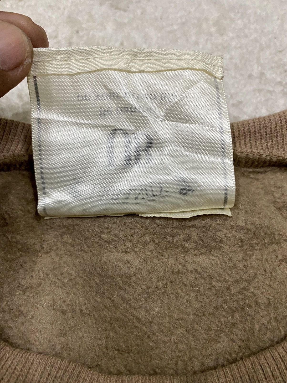 Homespun Knitwear × Japanese Brand OVERSIZES URBANITY (UB) CROPPED TOP FLEECE FUR SWEATSHIRT Size XL / US 12-14 / IT 48-50 - 14 Thumbnail