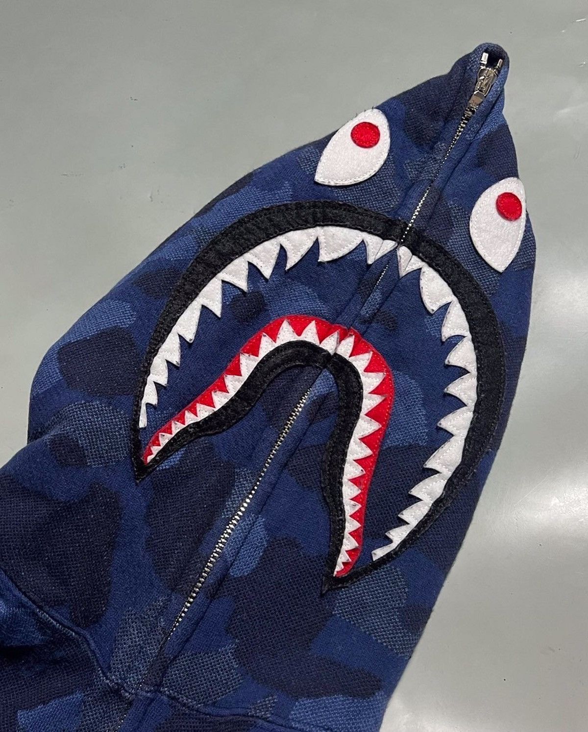 Bape Color Camo Jacquard Shark Full Zip Hoodie Size US M / EU 48-50 / 2 - 2 Thumbnail