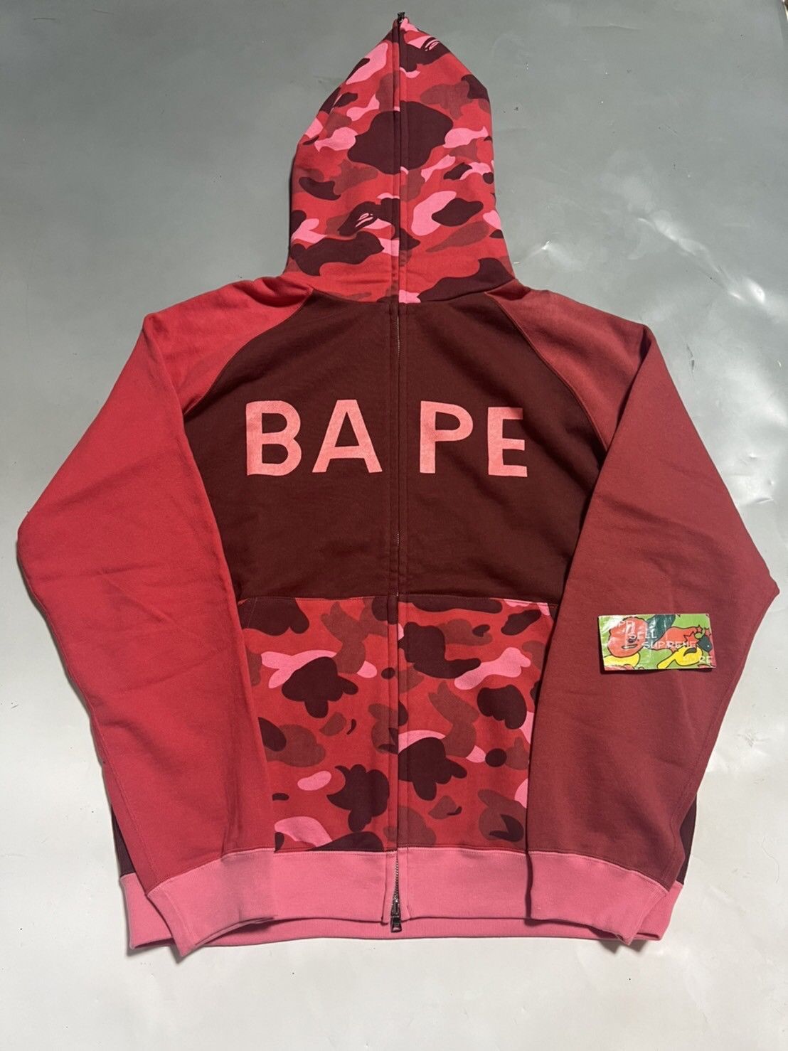 Bape Color Camo Full Zip Hoodie Size US L / EU 52-54 / 3 - 1 Thumbnail