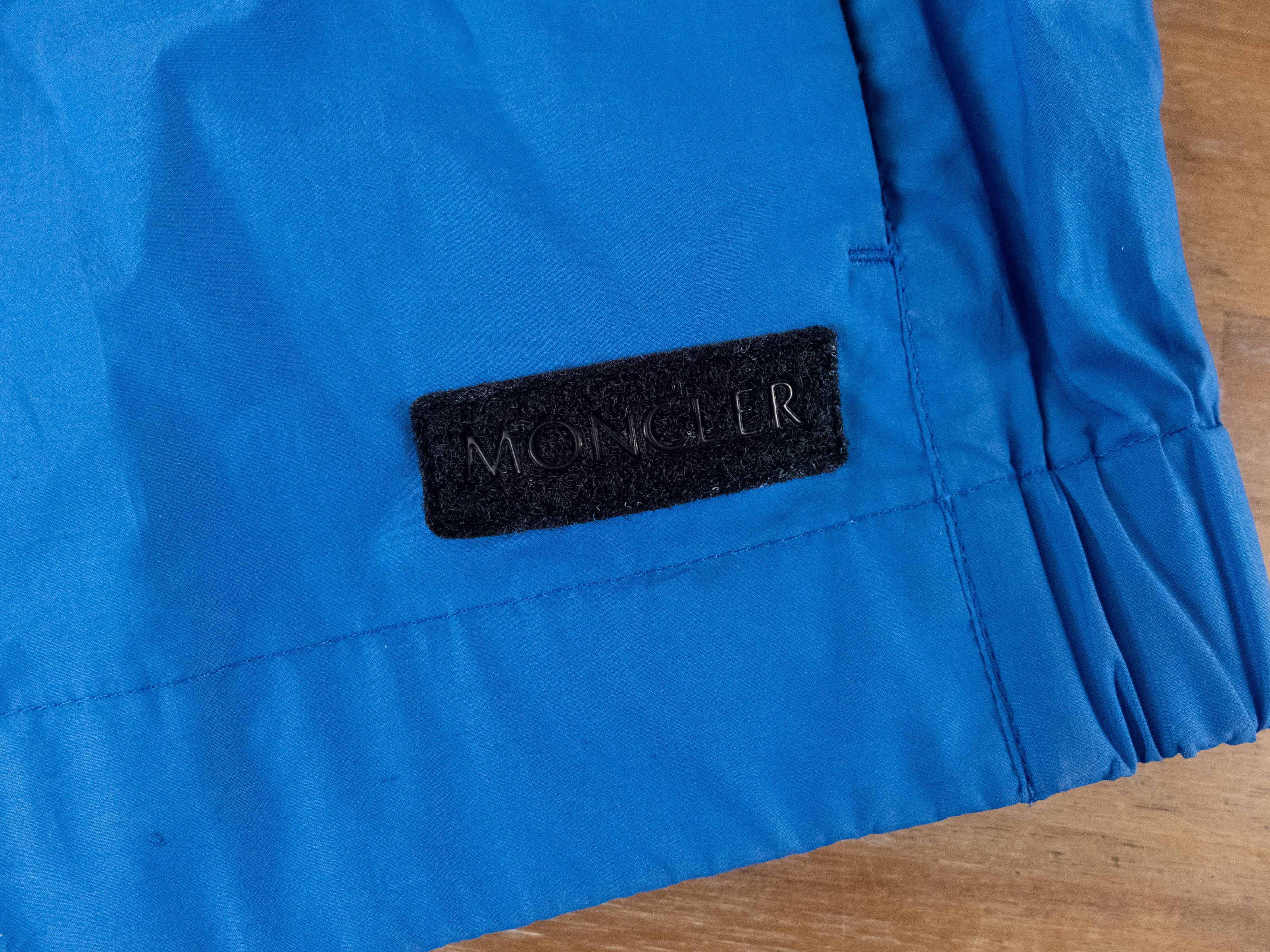 Moncler MONCLER GENIUS 5 Doodle blue quilted down jacket - XL / 4 Size US XL / EU 56 / 4 - 9 Thumbnail