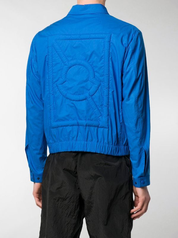 Moncler MONCLER GENIUS 5 Doodle blue quilted down jacket - XL / 4 Size US XL / EU 56 / 4 - 3 Thumbnail
